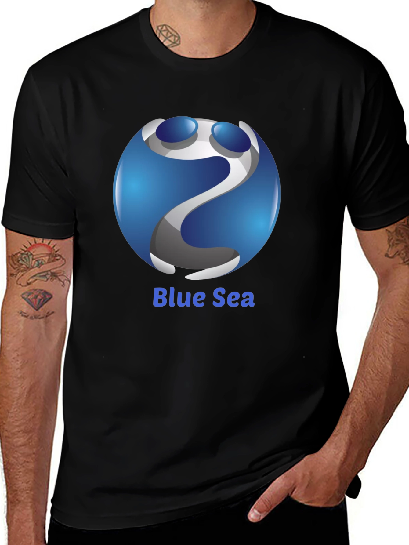Variant 21 of Blue Sea Graphic Tee - Comfort Fit