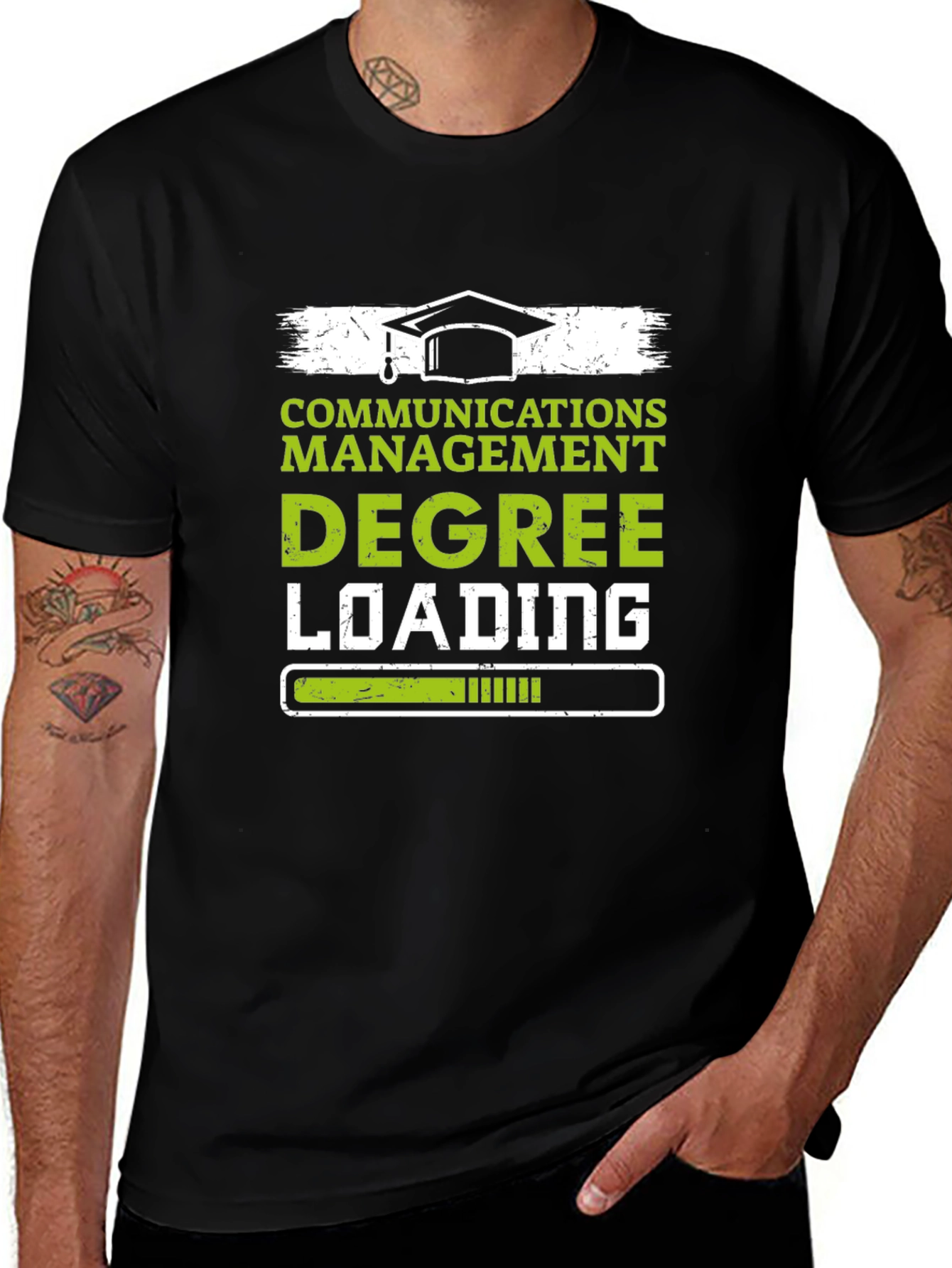 Variant 25 of Communications Degree Loading T-Shirt