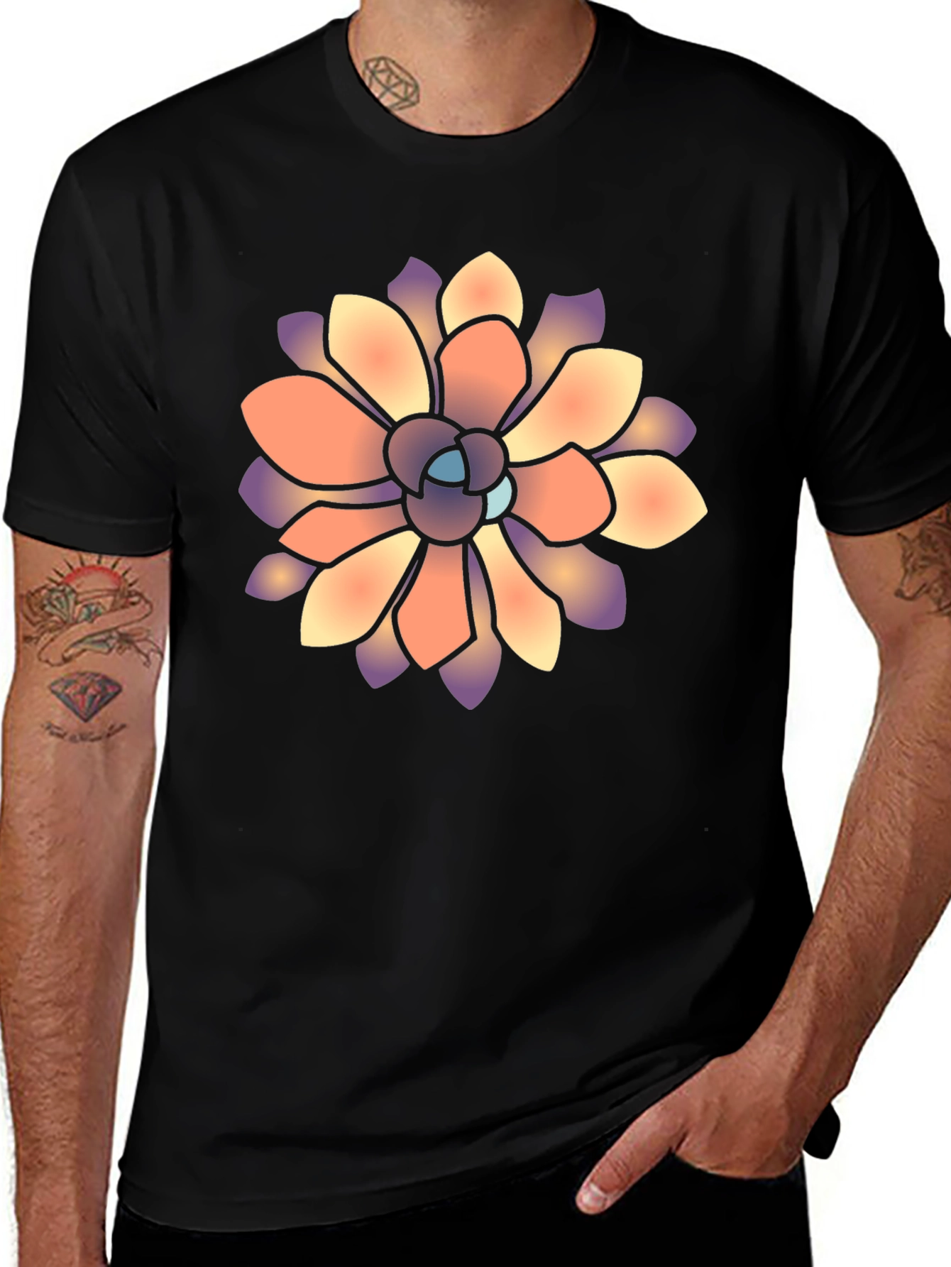 Variant 3 of Floral Graphic T-Shirt - Unique Stylish Tee