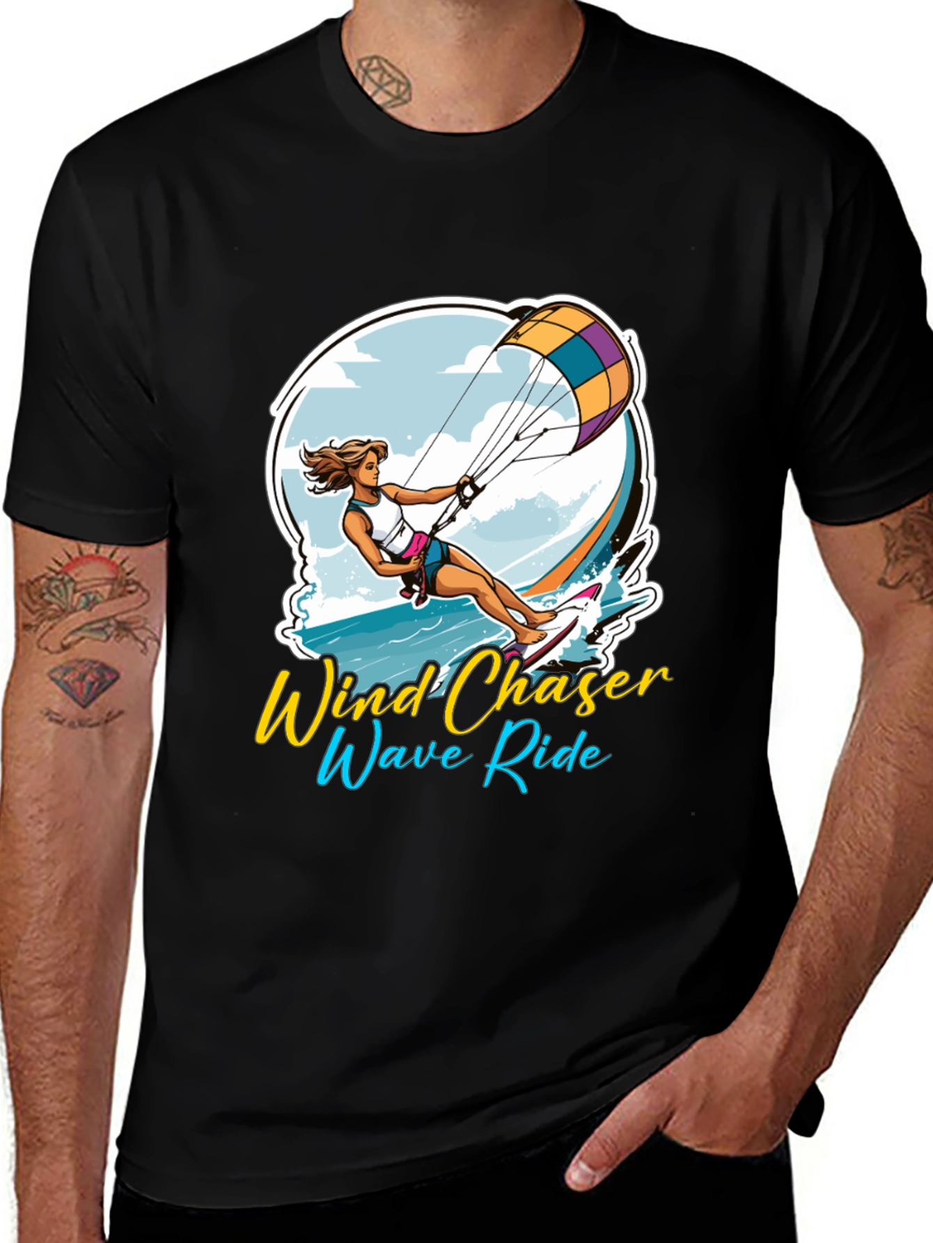 Variant 11 of Wind Chaser Wave Ride T-Shirt