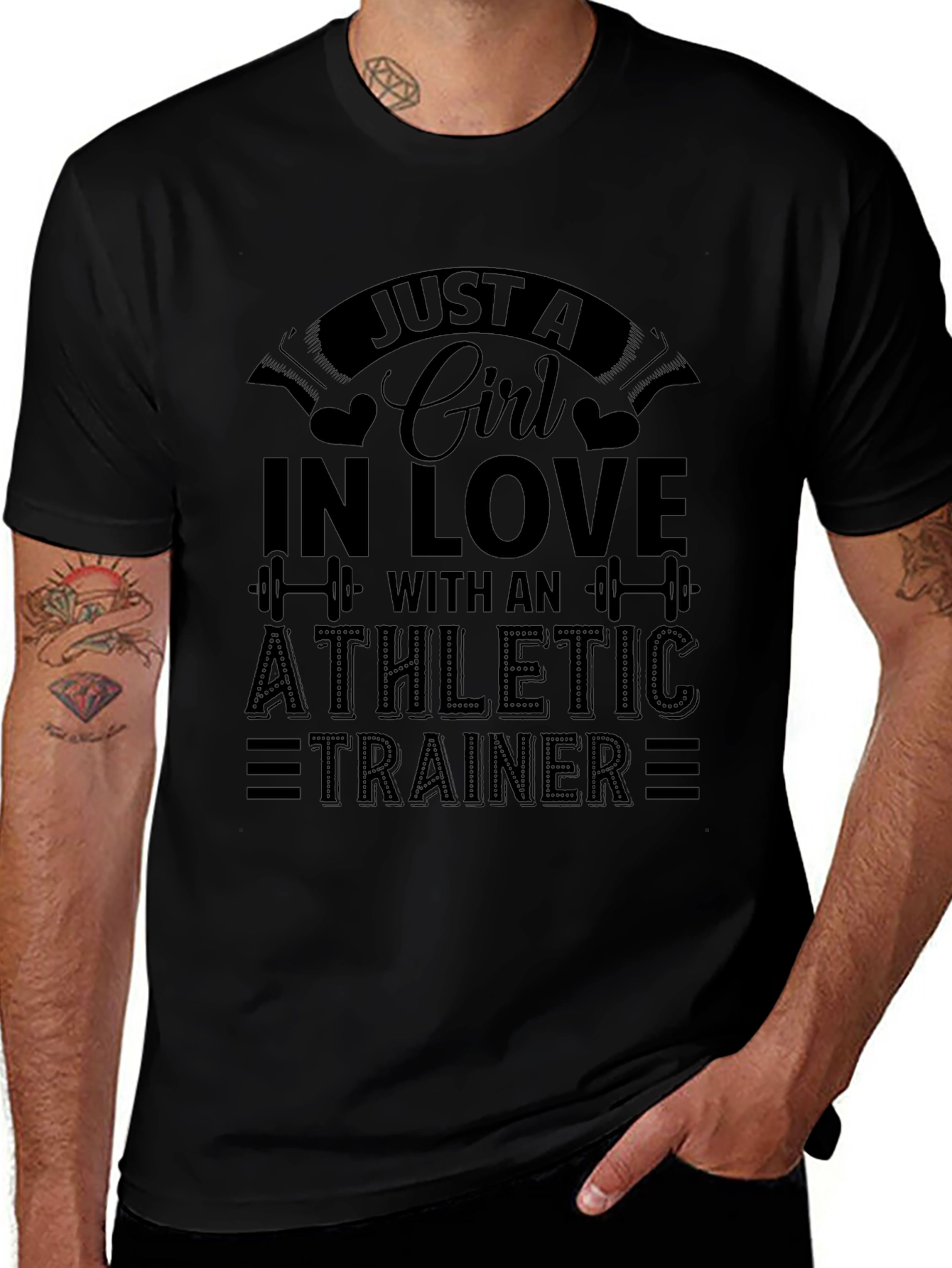 Variant 25 of Athletic Trainer Love Graphic T-Shirt