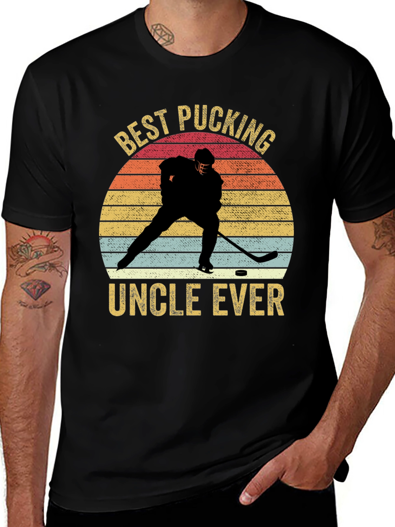 Variant 4 of Best Pucking Uncle Ever T-Shirt