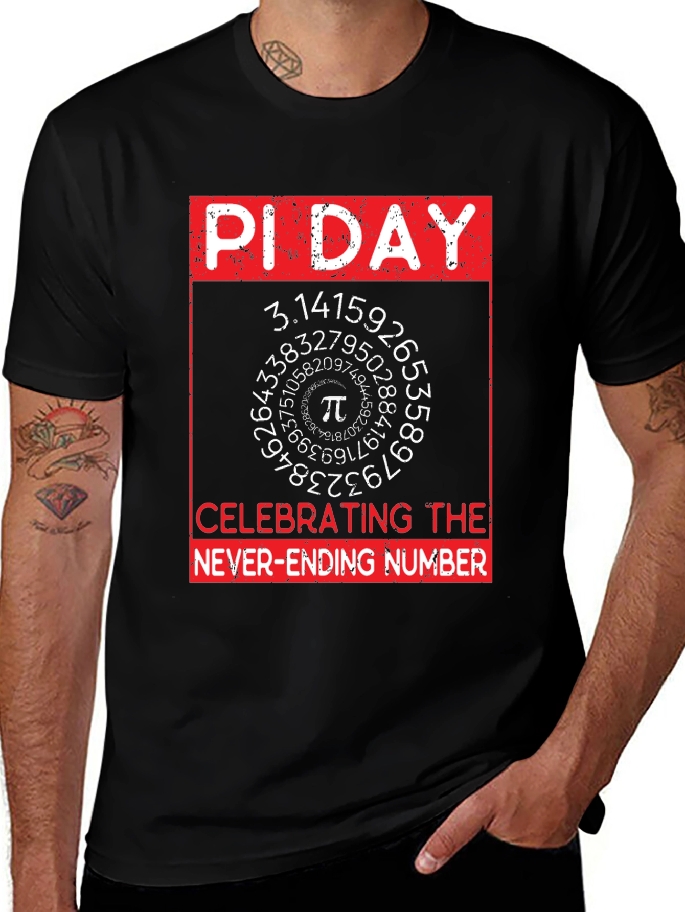 Pi Day T-Shirt - Celebrating The Never-Ending Number