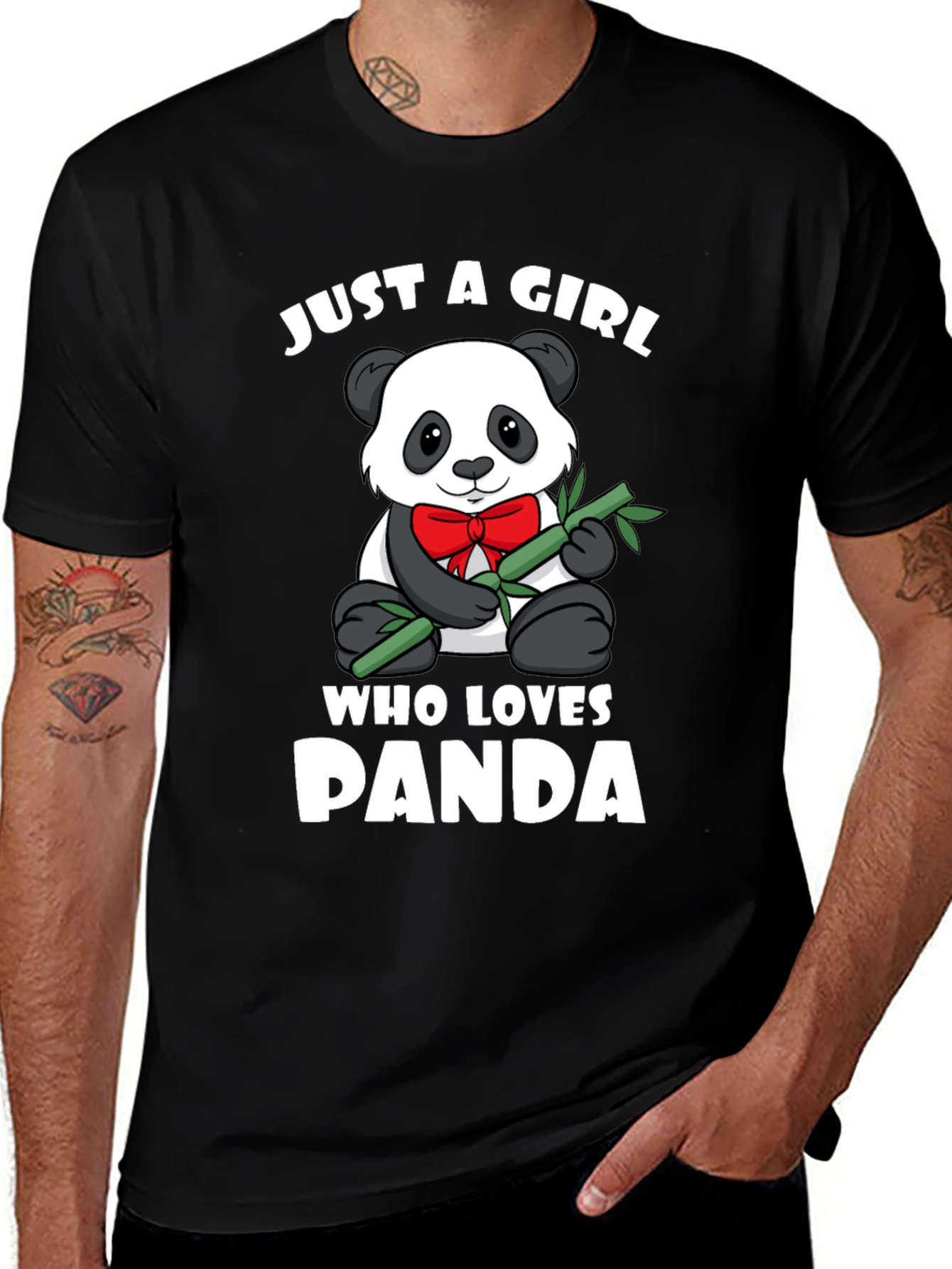 Variant 9 of Just A Girl Who Loves Pandas Cute T-Shirt