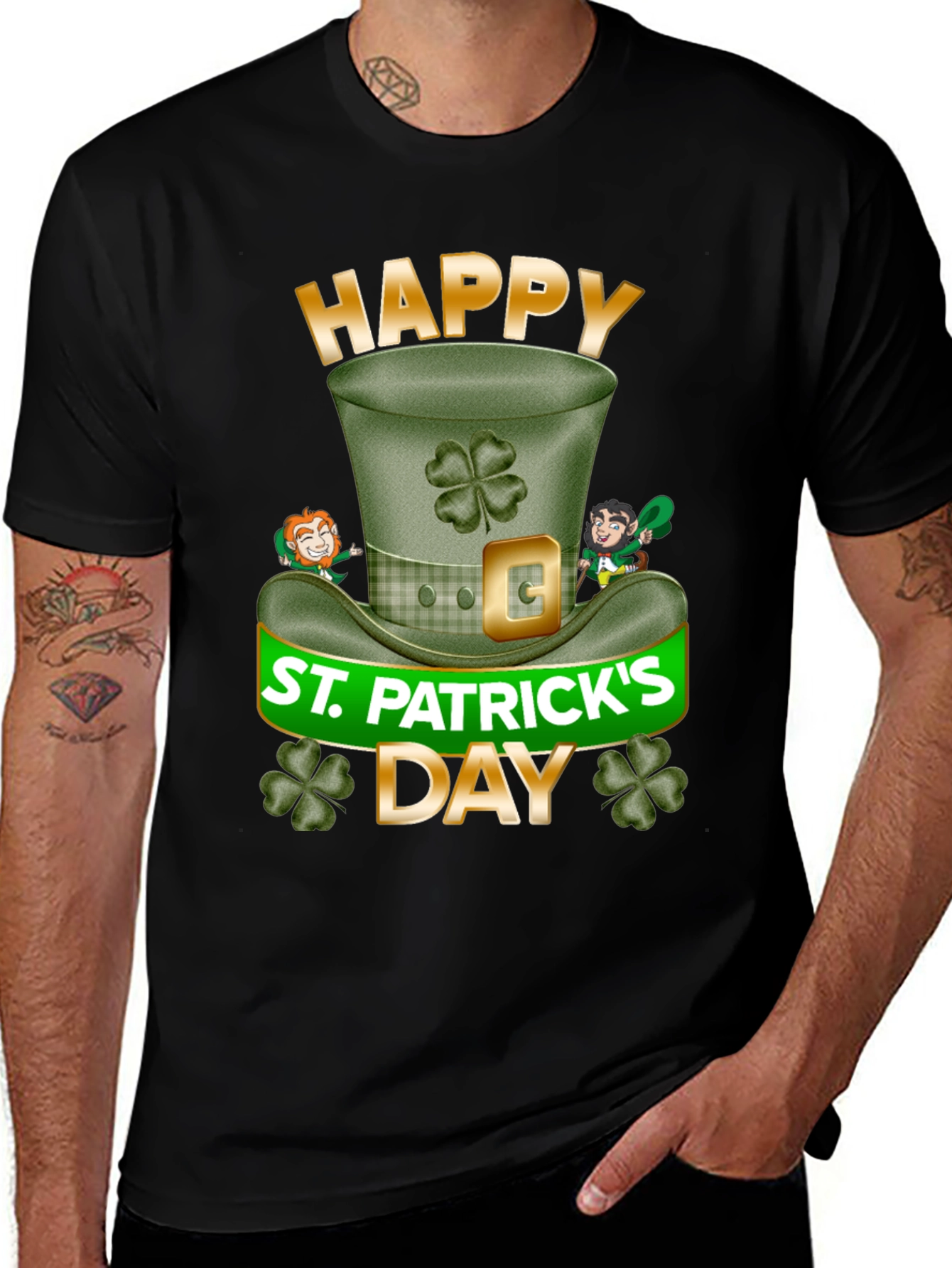Variant 4 of Happy St. Patrick's Day Graphic Tee
