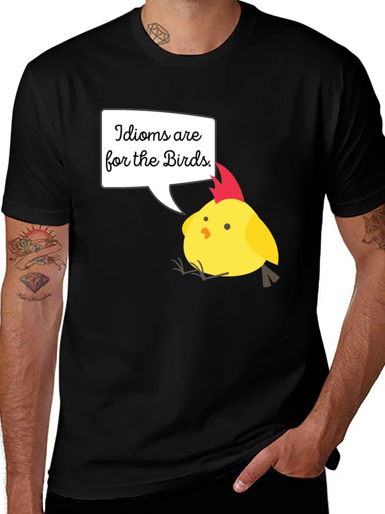 Variant 17 of Idioms Are For The Birds T-Shirt