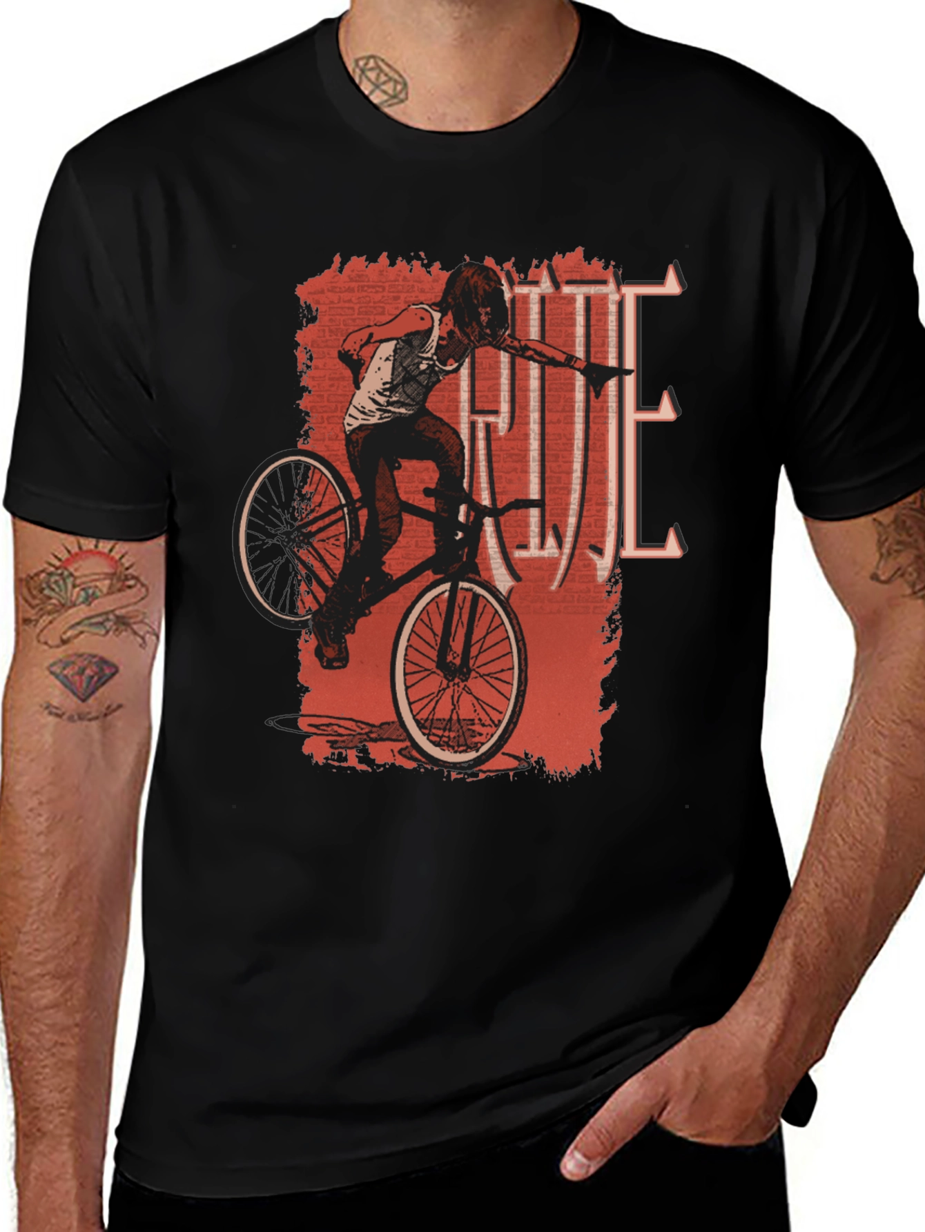 Ride BMX Graphic Tee - Mens Black T-Shirt