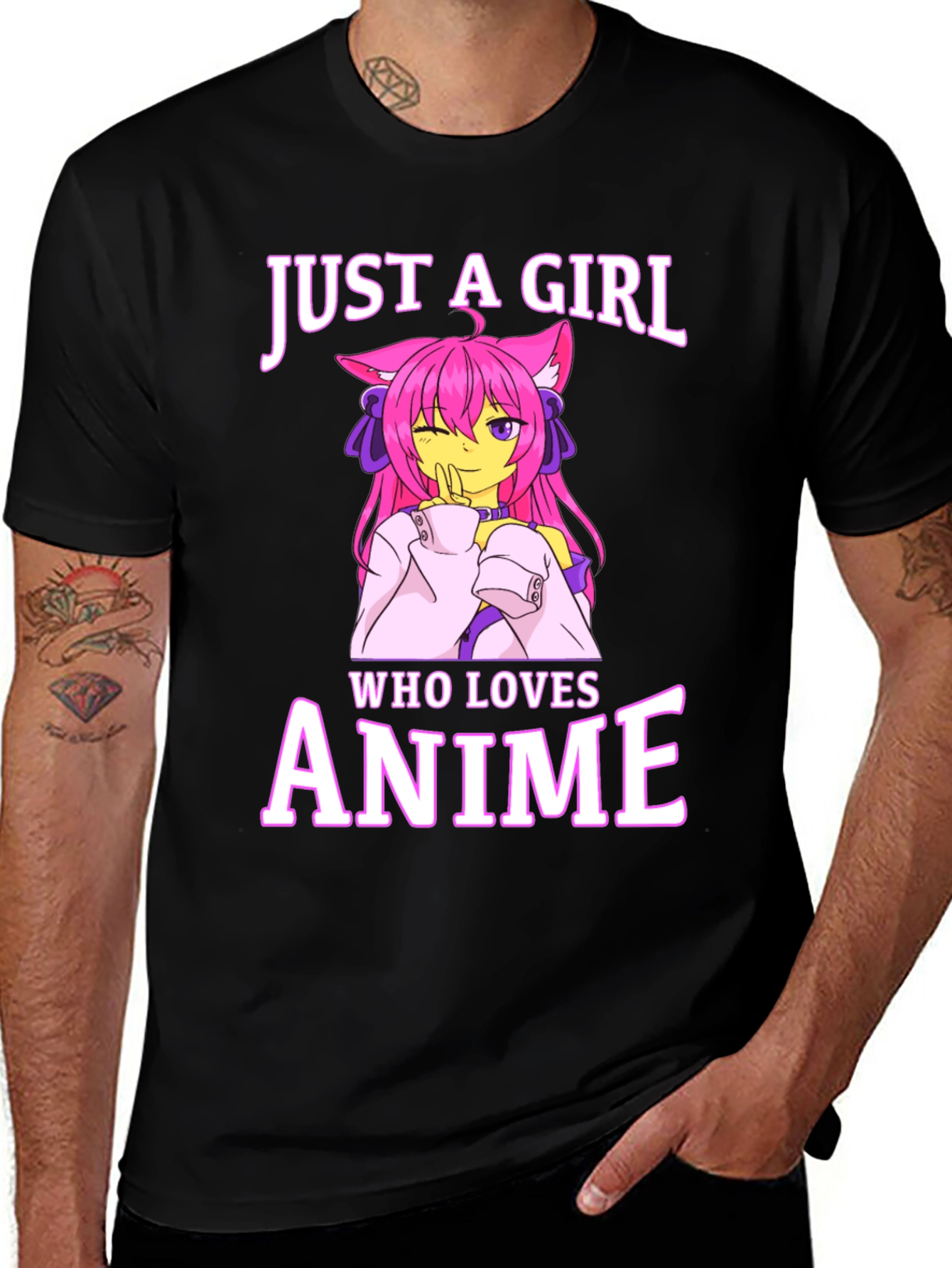 Variant 5 of Just A Girl Who Loves Anime T-Shirt