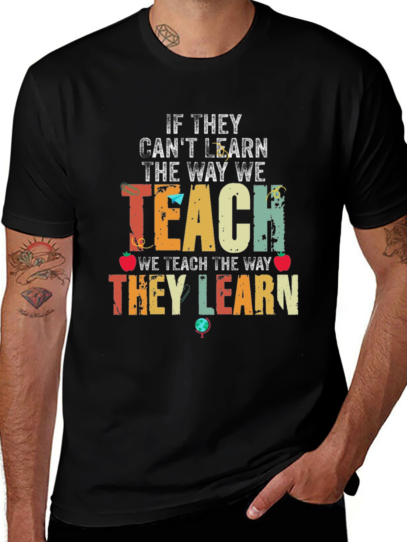 Variant 28 of Teacher's Quote Graphic T-Shirt