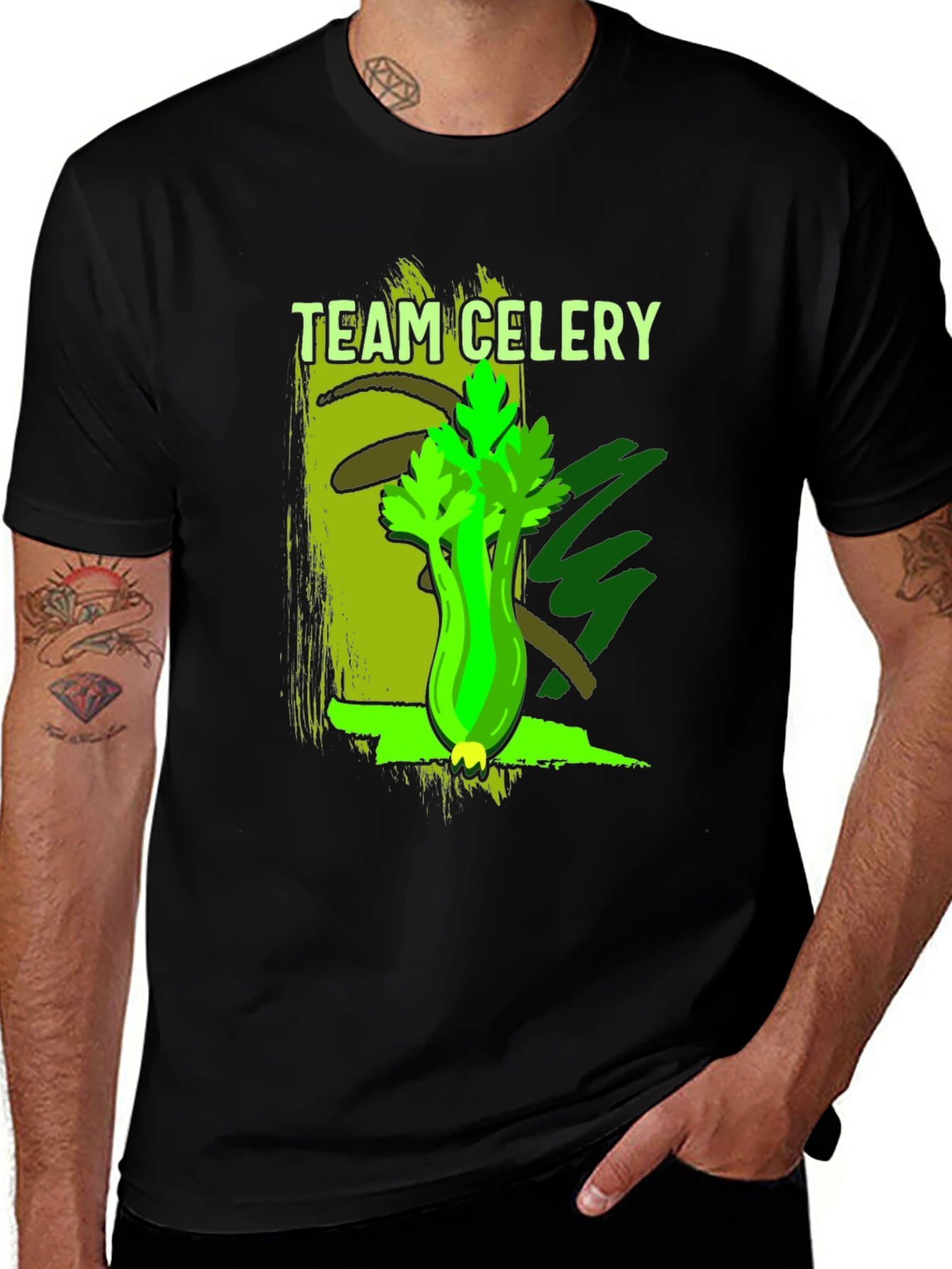 Team Celery T-Shirt: Fresh & Fun Graphic Tee