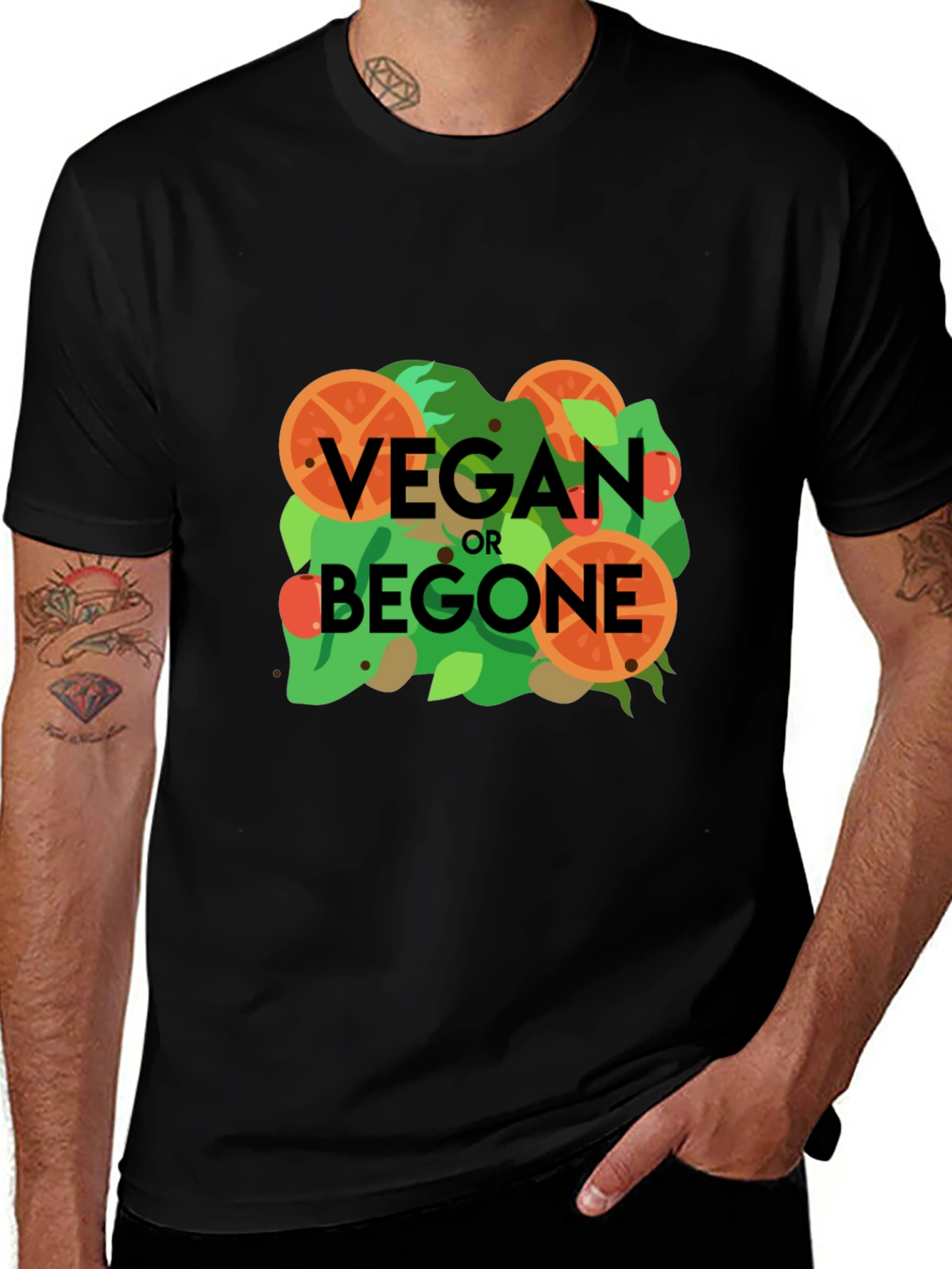 Variant 18 of Vegan or Begone Graphic Tee
