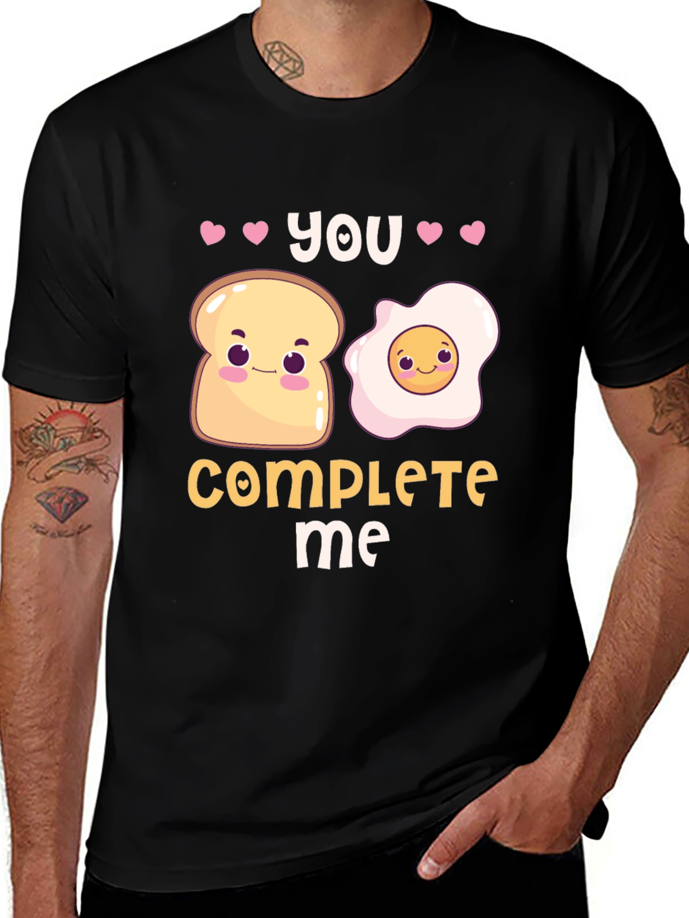 Variant 3 of You Complete Me Funny Matching Couples T-Shirt