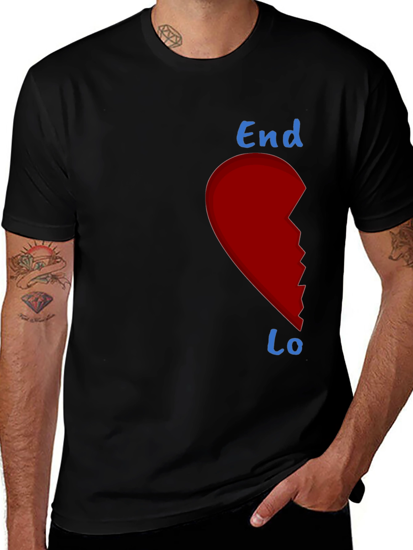 Broken Heart Graphic Tee - End Lo