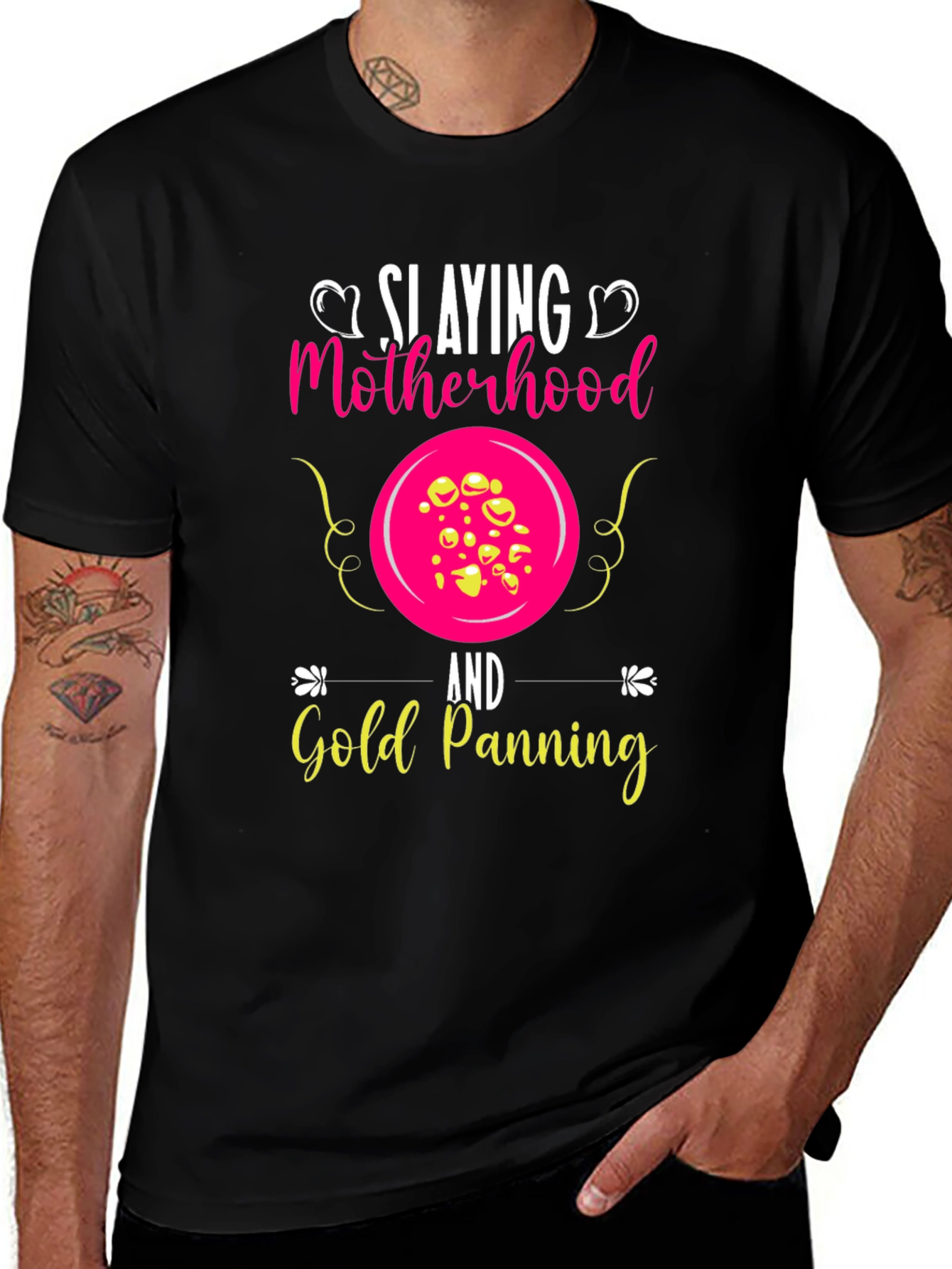 Variant 20 of Slaying Motherhood & Gold Panning T-Shirt