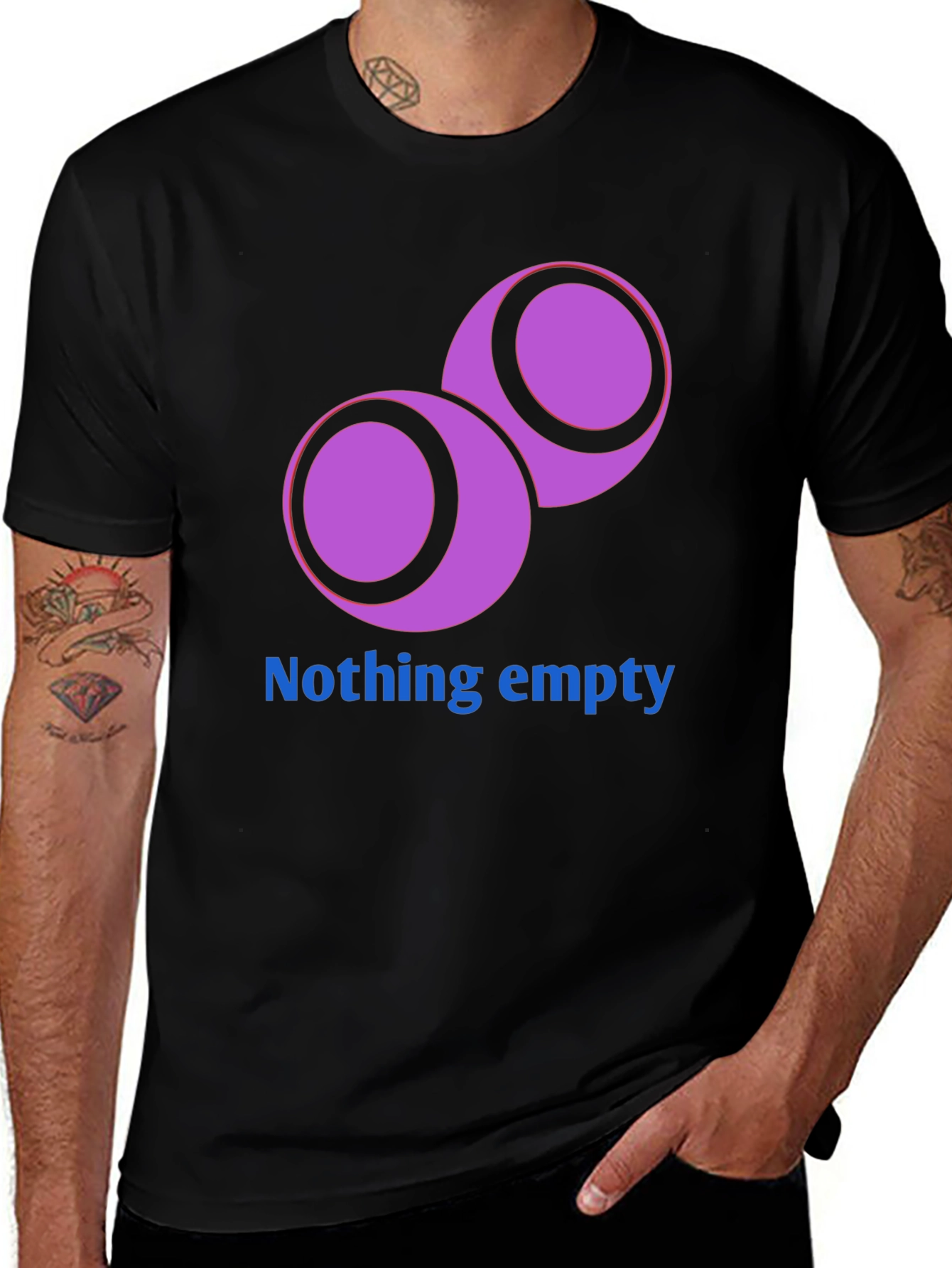 Variant 11 of Unique Graphic Tee - Nothing Empty