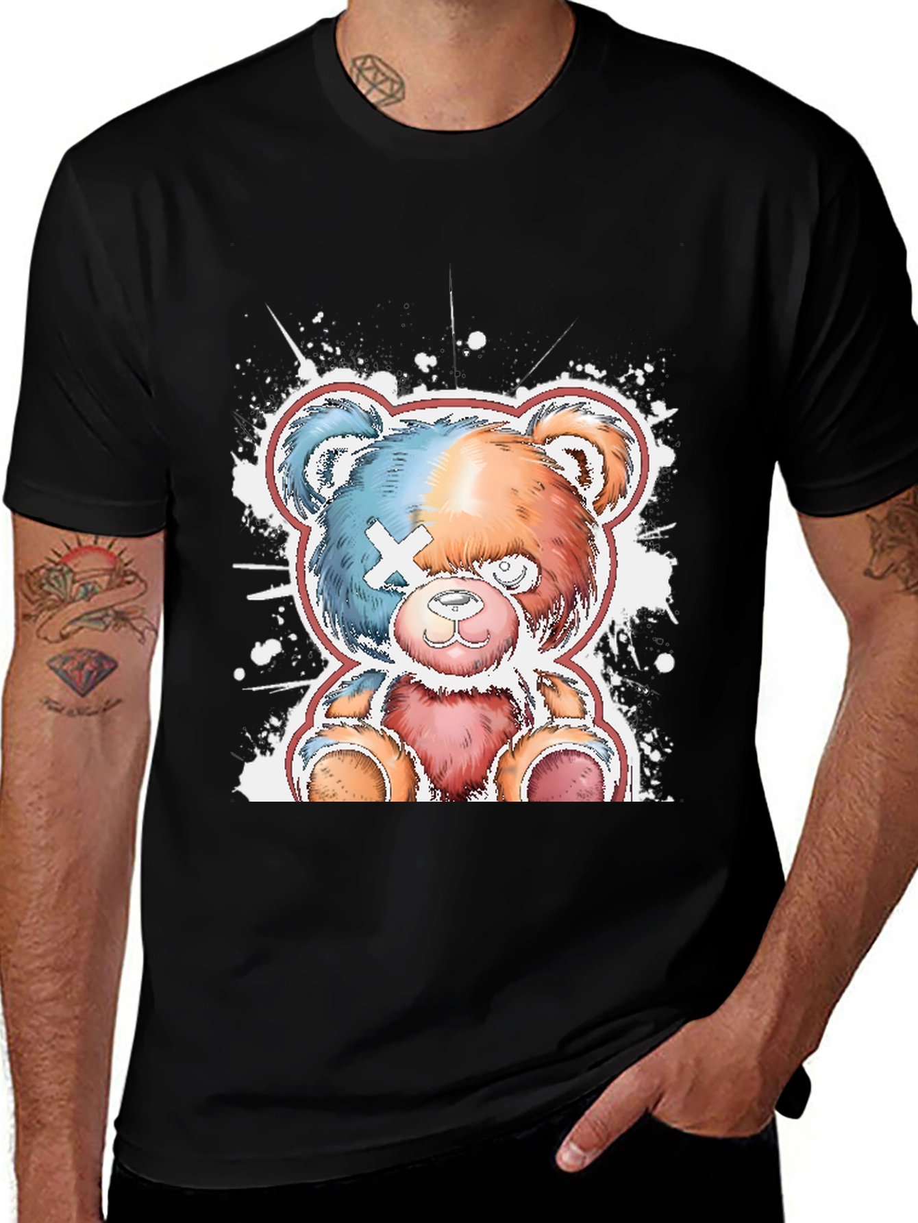 Variant 21 of Two-Faced Bear Graphic Tee