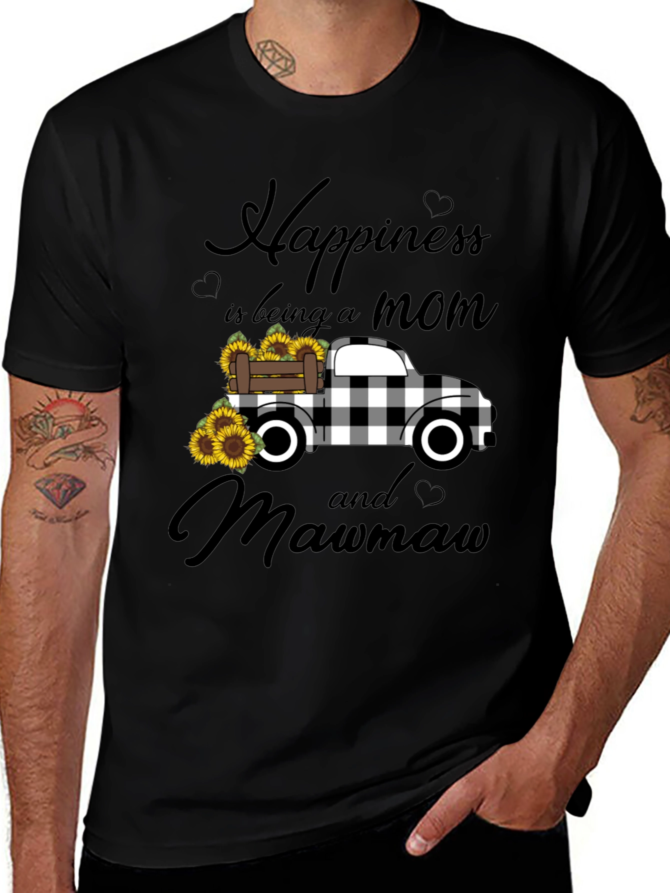 Mom & Mawmaw Sunflower Truck Tee