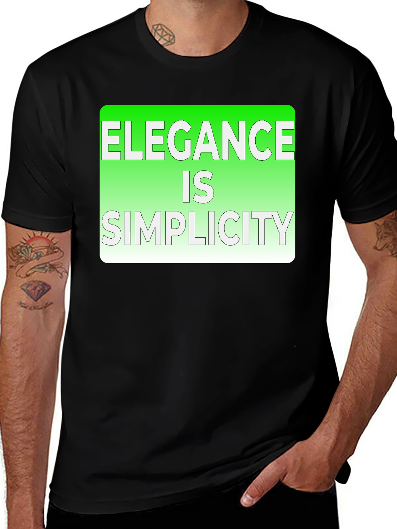 Elegance is Simplicity Graphic Tee