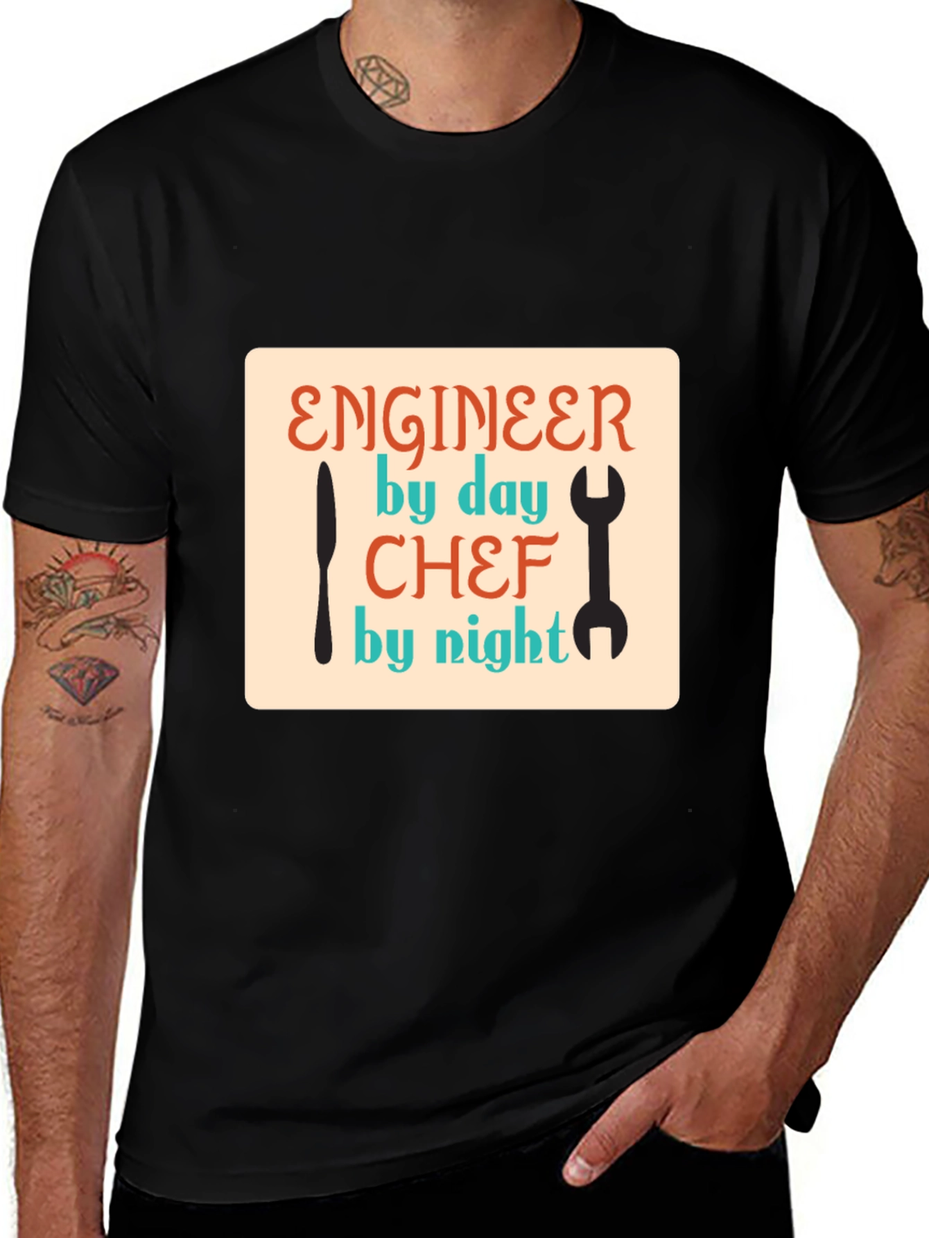Variant 26 of Engineer By Day, Chef By Night T-Shirt