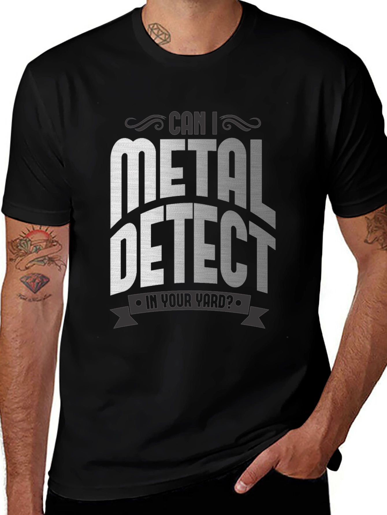 Variant 5 of Metal Detecting Enthusiast T-Shirt - Yard Search Humor