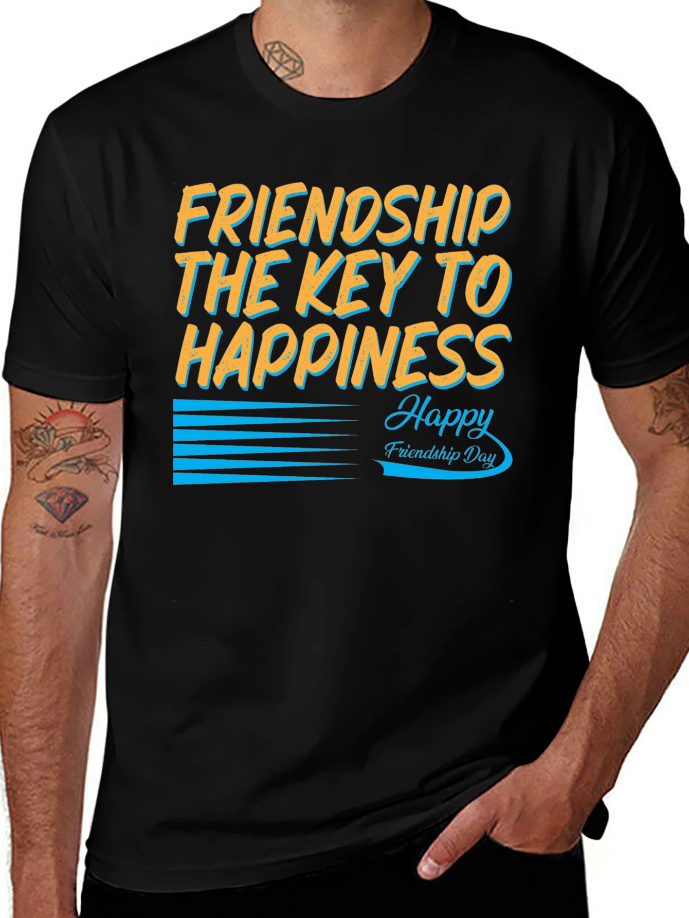 Friendship: Key to Happiness Graphic Tee