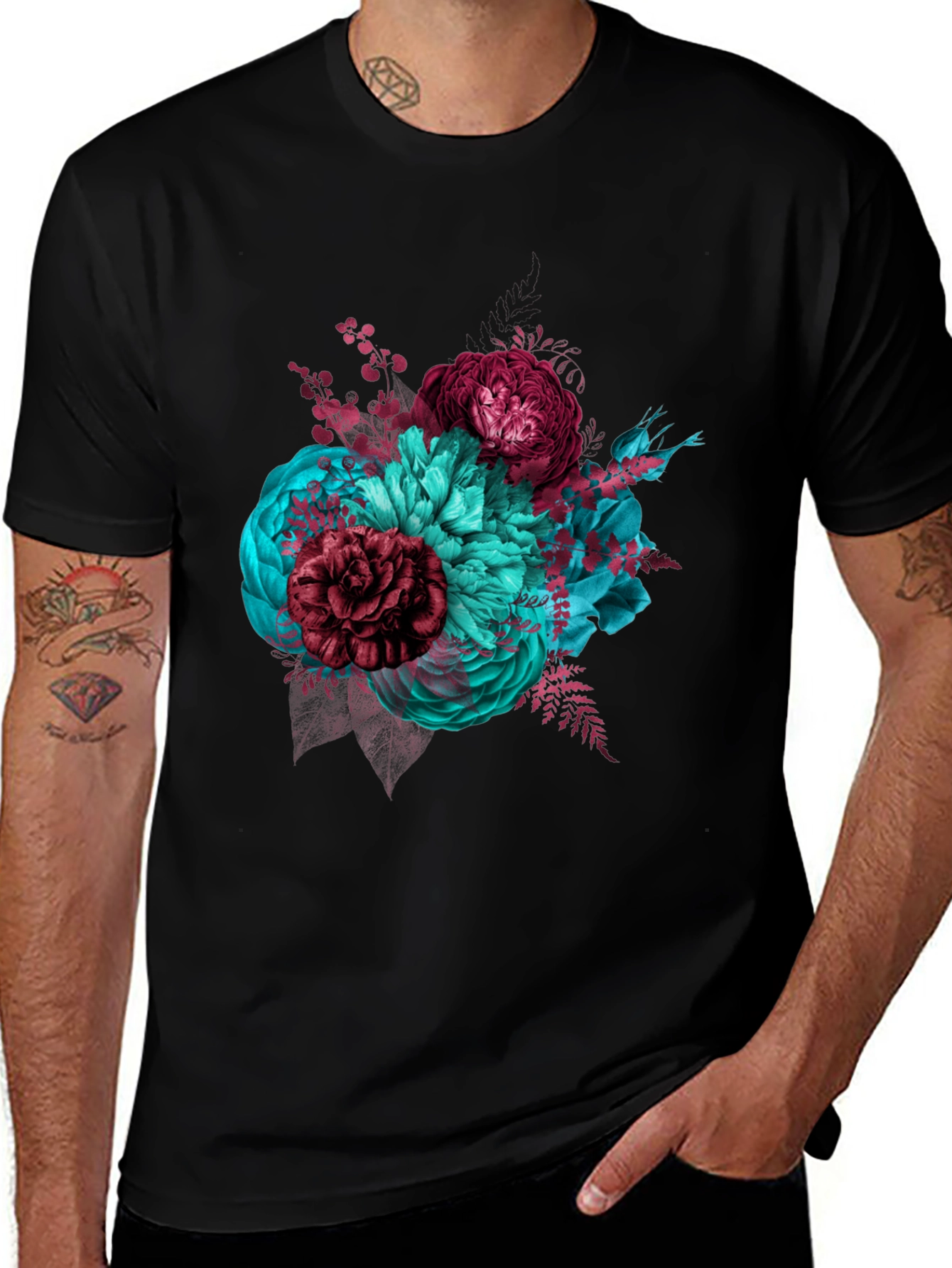 Floral Burst Men's Tee