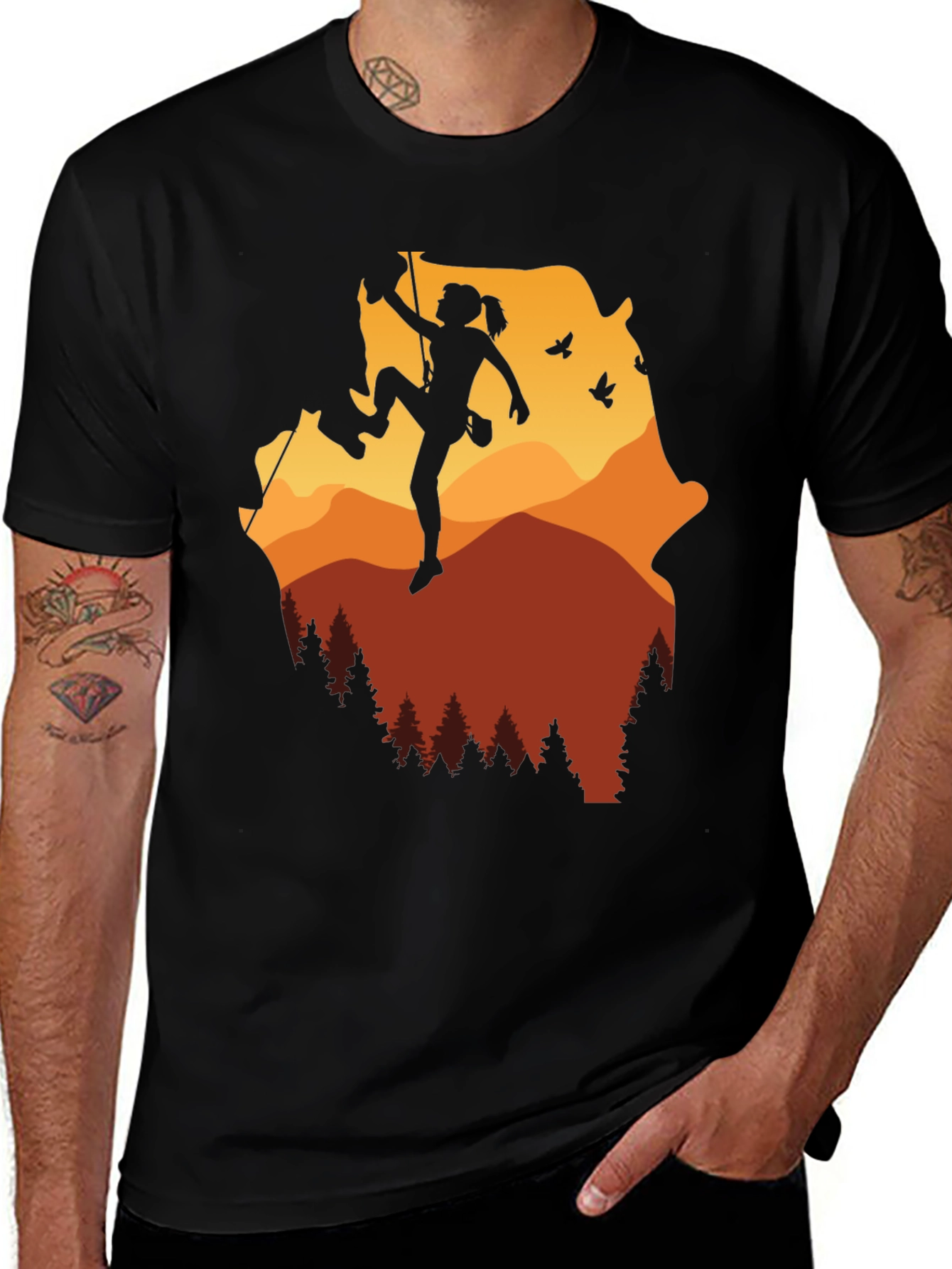Variant 28 of Mountain Climbing Graphic Tee - Adventure Awaits