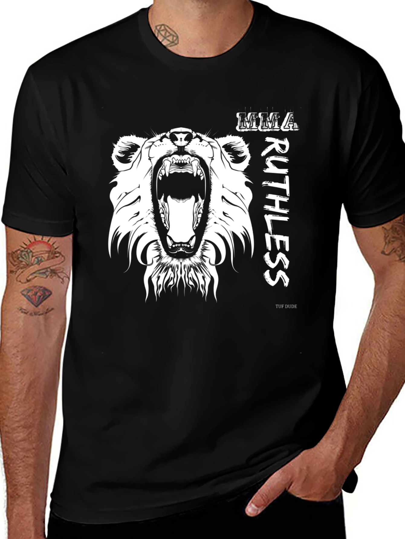 MMA Ruthless Graphic T-Shirt - Black