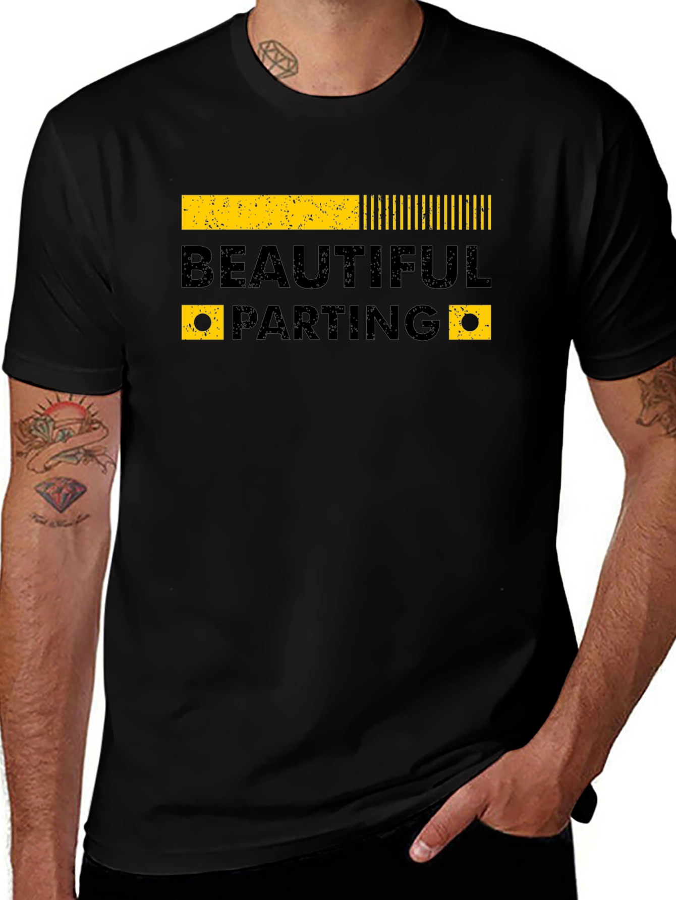 Variant 29 of Beautiful Parting Black Graphic T-Shirt