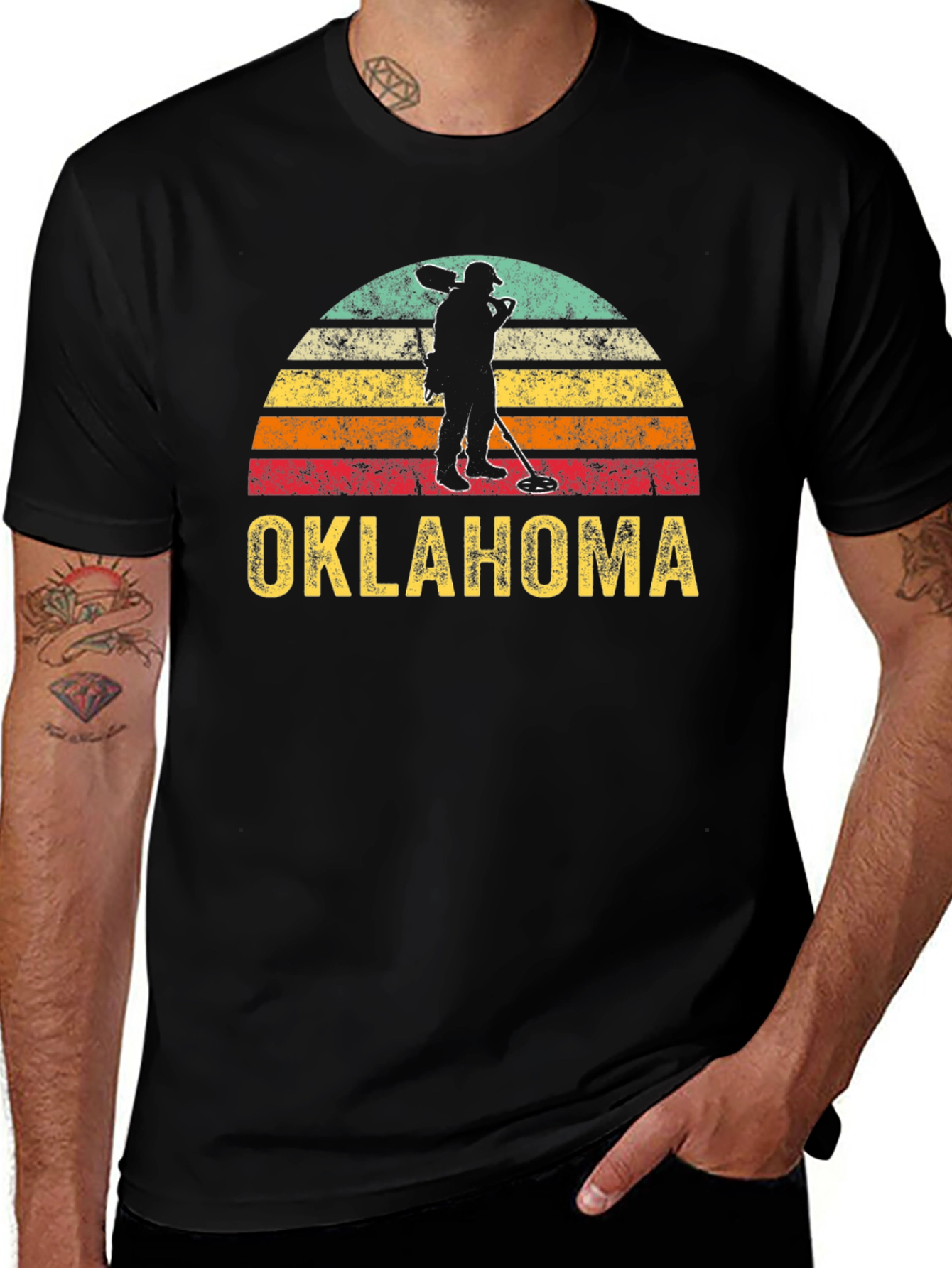 Oklahoma Metal Detecting Graphic Tee