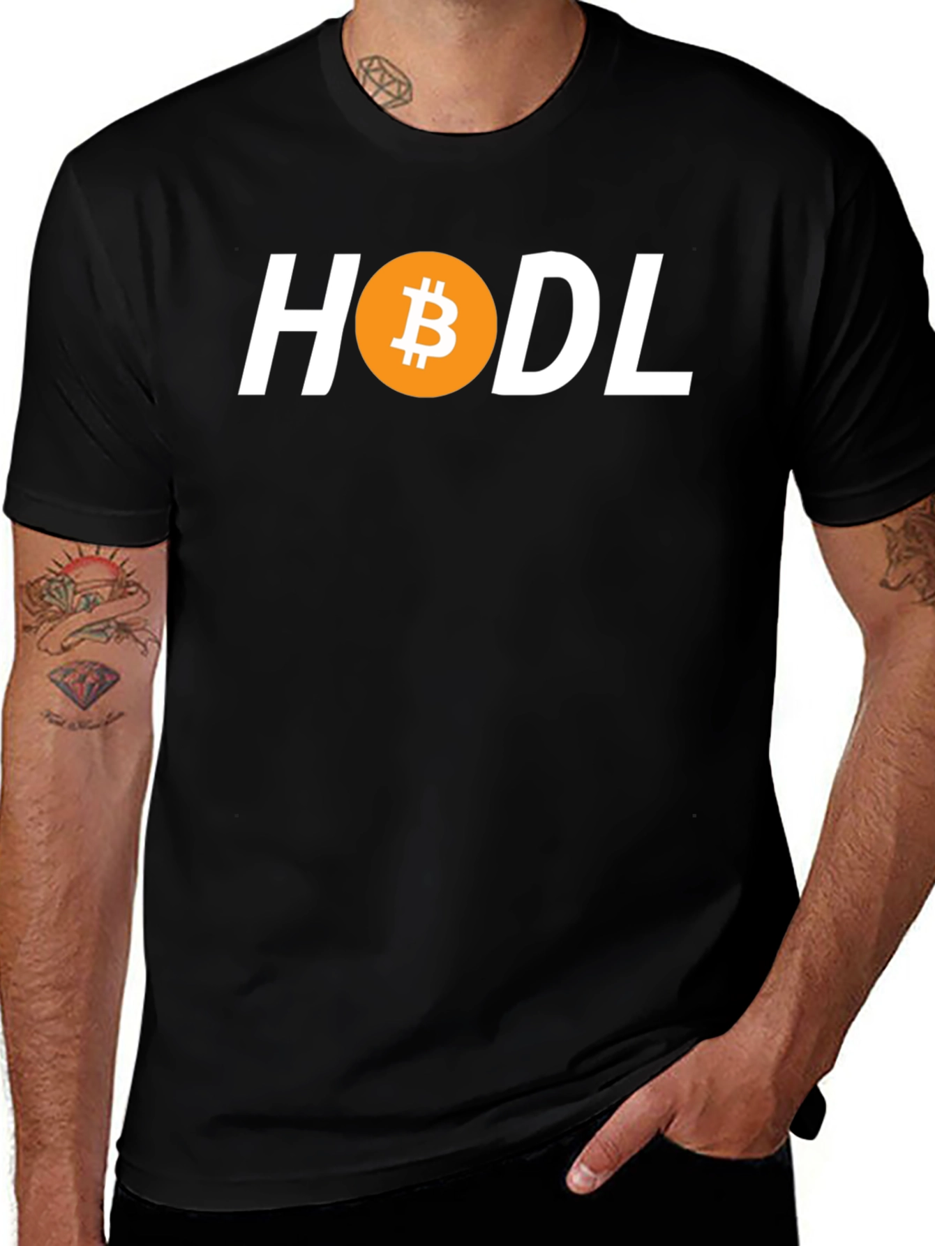 HODL Bitcoin Graphic Tee - Crypto Investor Apparel