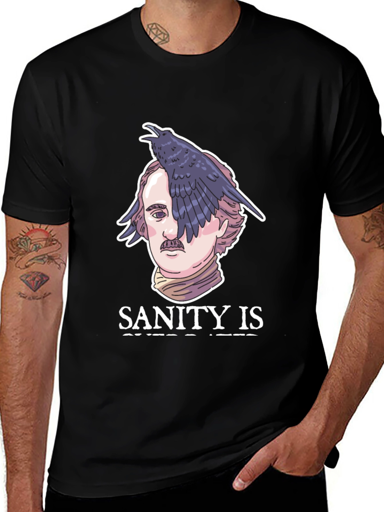 Raven & Poe T-Shirt - Sanity Is Overrated