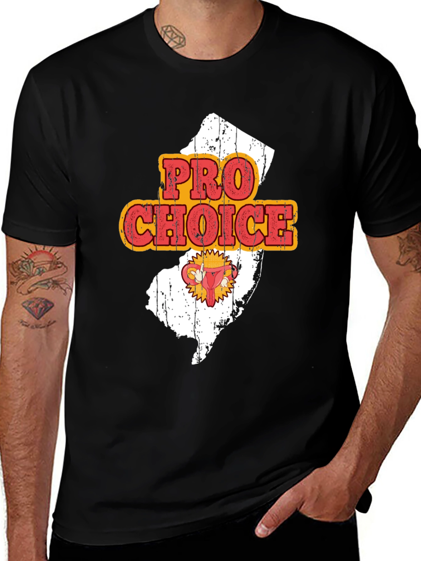 Pro Choice New Jersey Graphic Tee