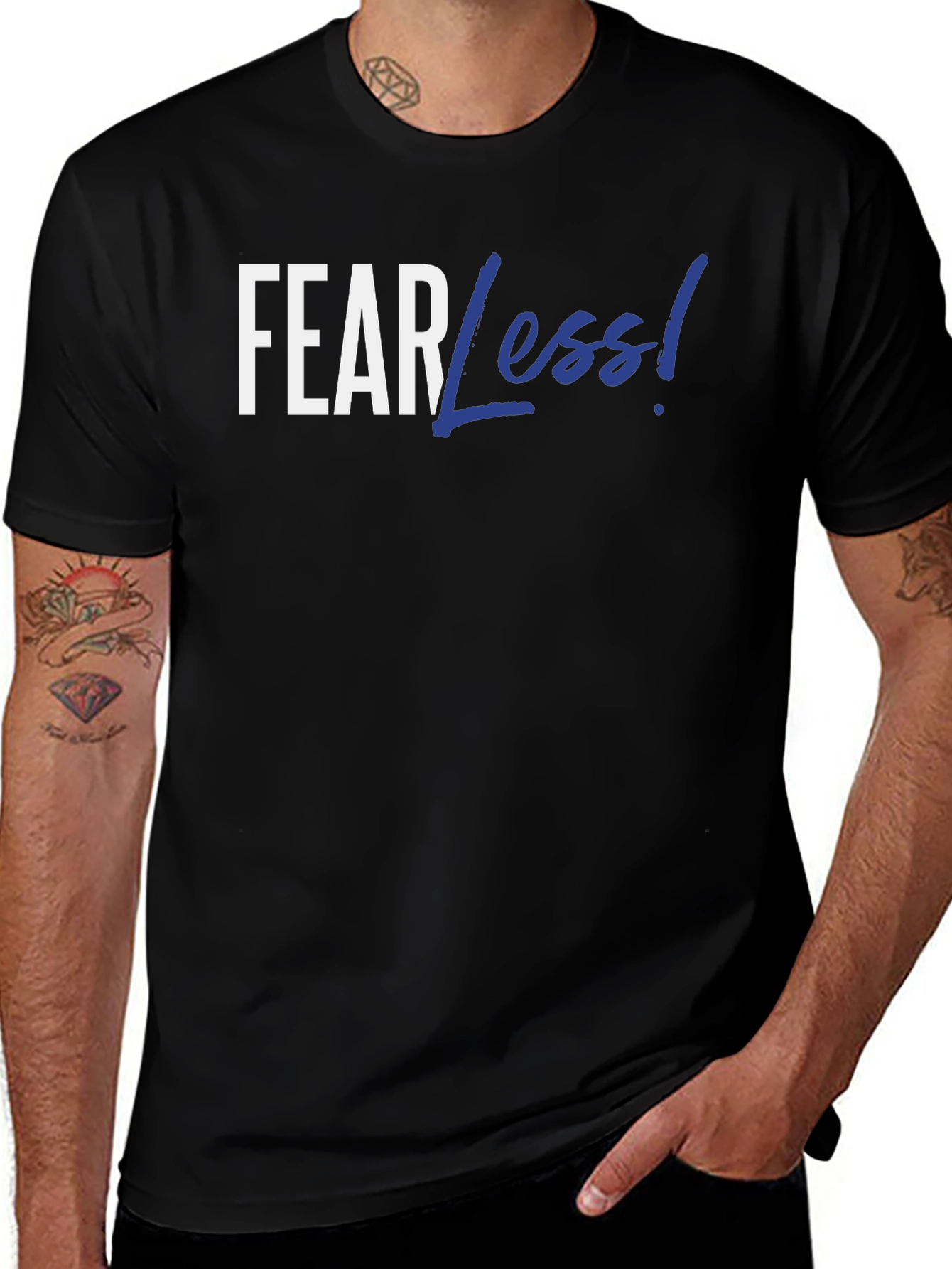 Fearless Graphic Tee - Premium Cotton Blend