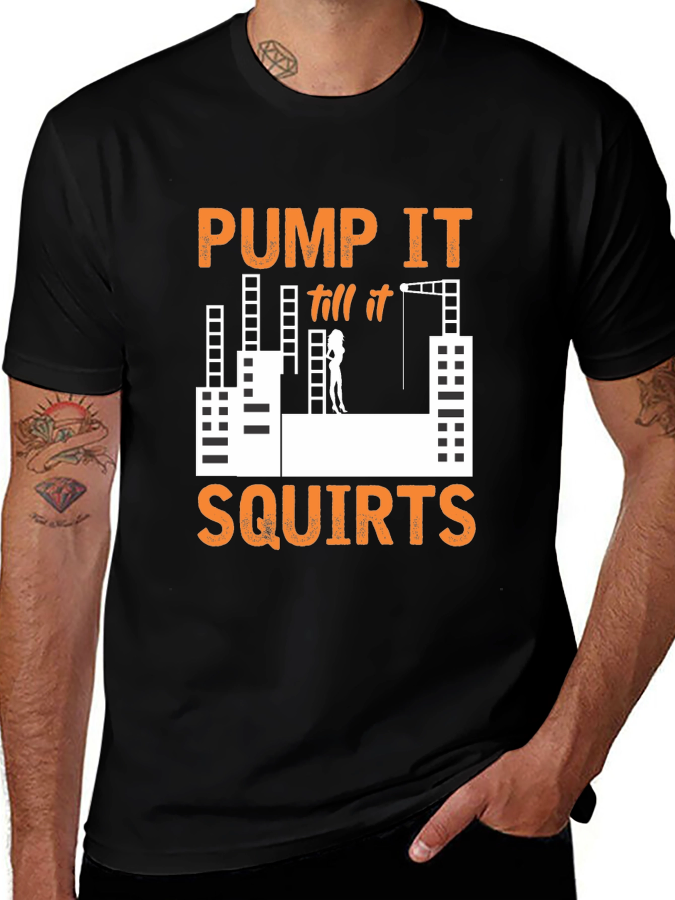 Variant 26 of PUMP IT Till It SQUIRTS Graphic T-Shirt