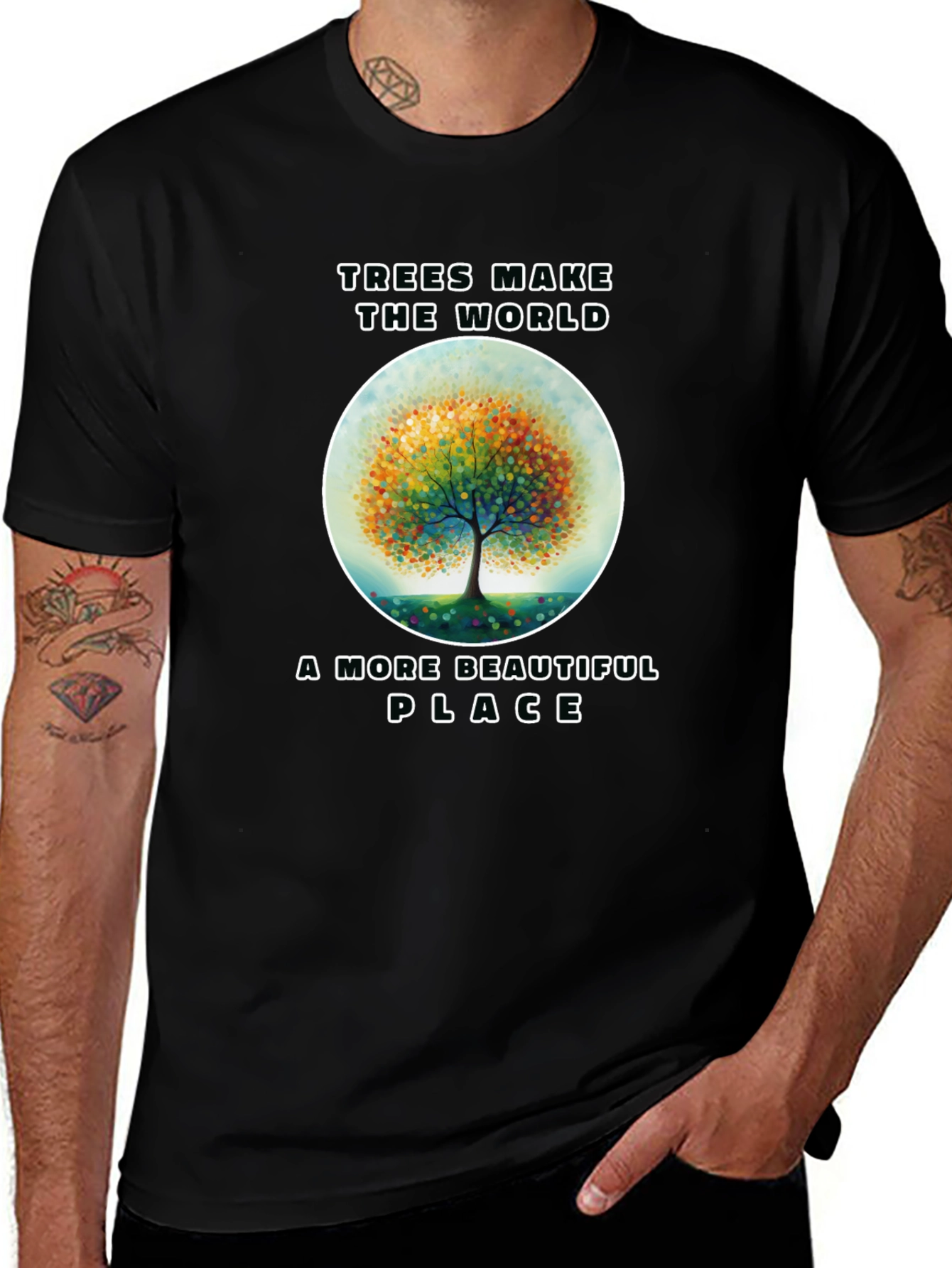 Variant 7 of Trees Make the World More Beautiful T-Shirt