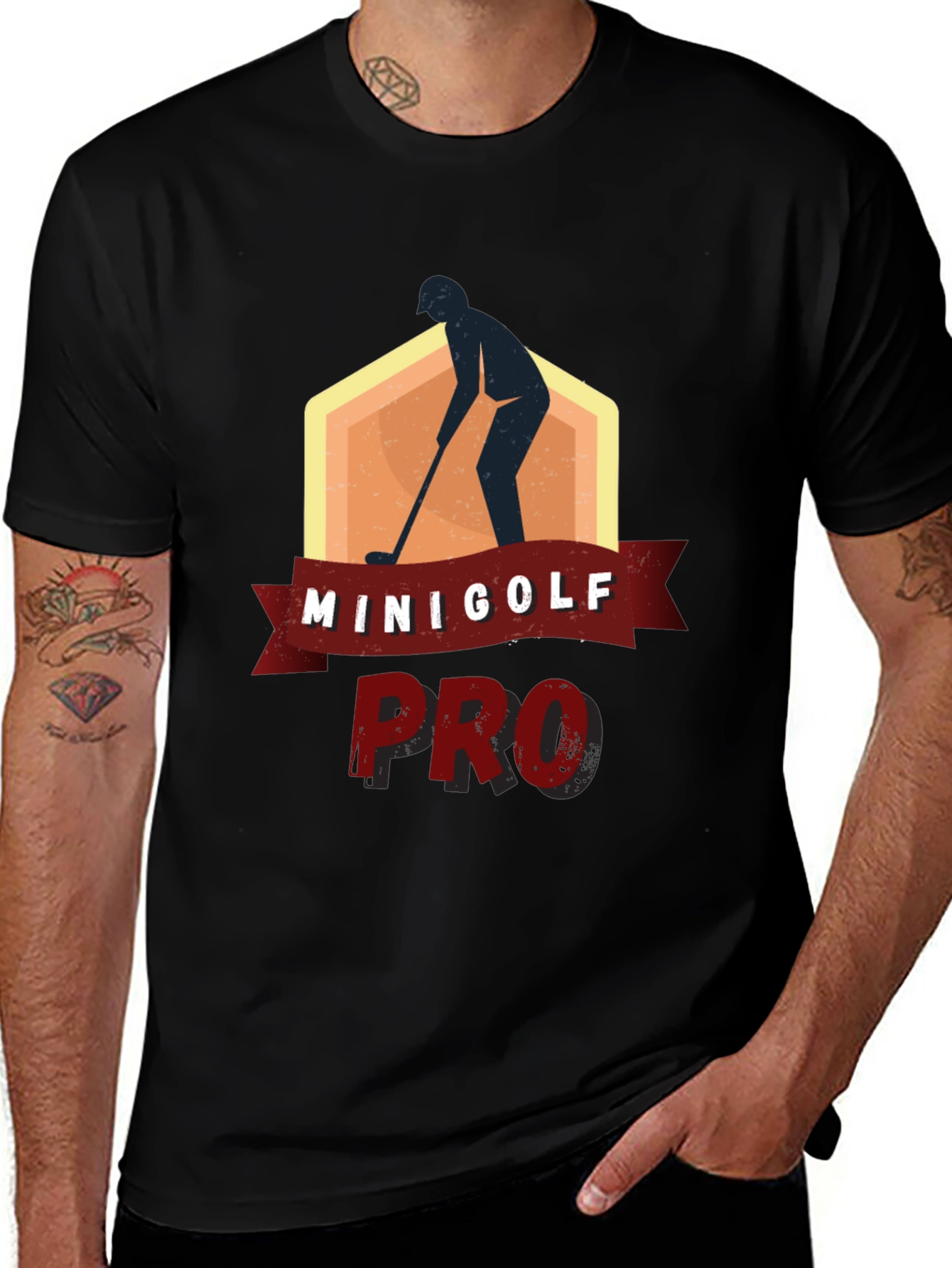 Variant 10 of Mini Golf Pro T-Shirt - Golfer Tee