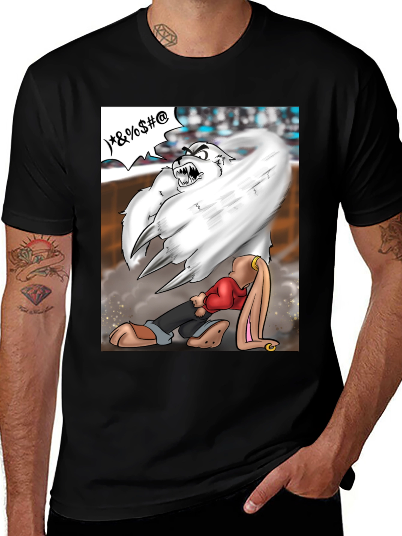 Variant 6 of Cartoon Graphic T-Shirt