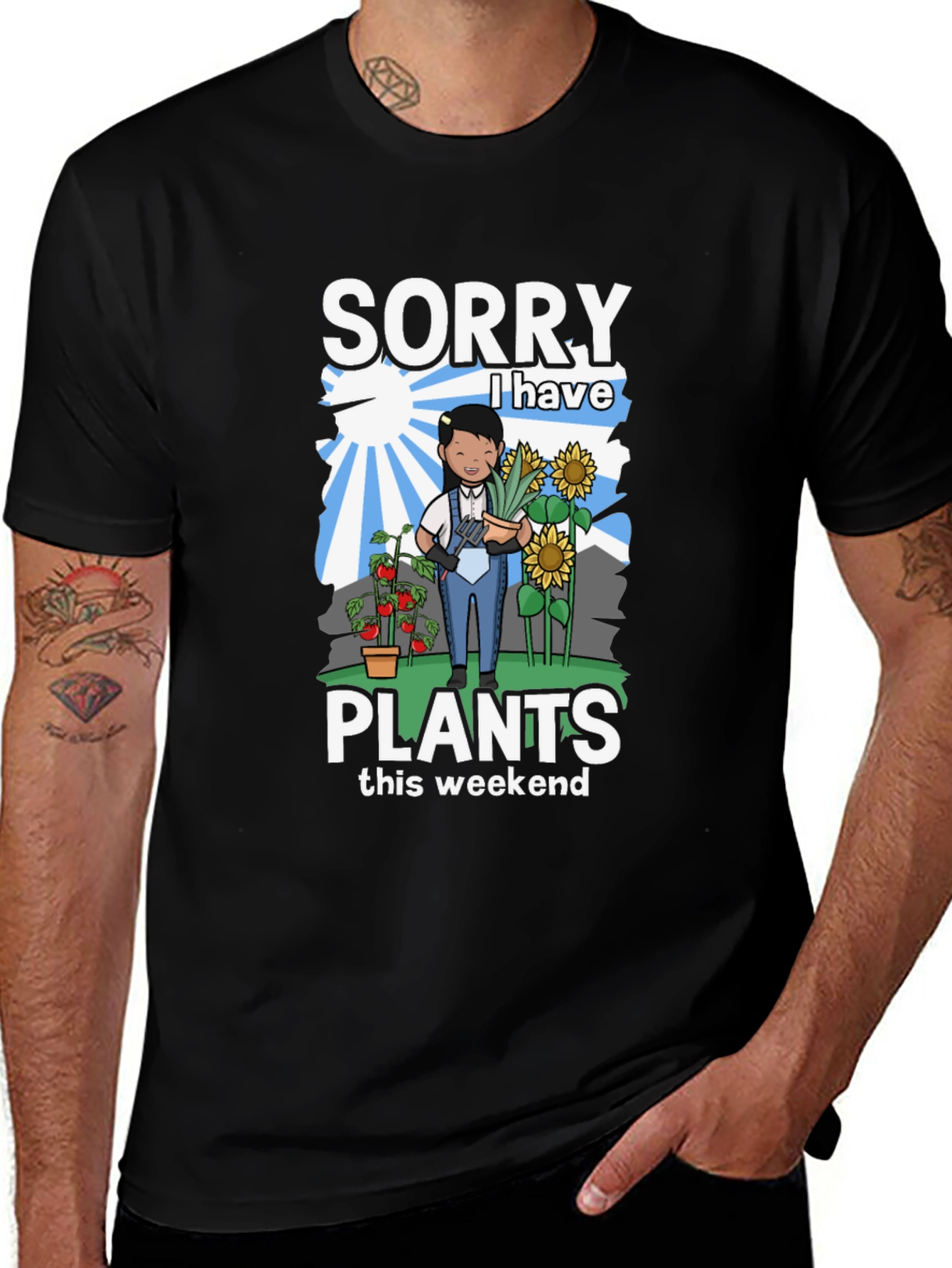 Variant 12 of Sorry I Have Plants This Weekend Graphic Tee