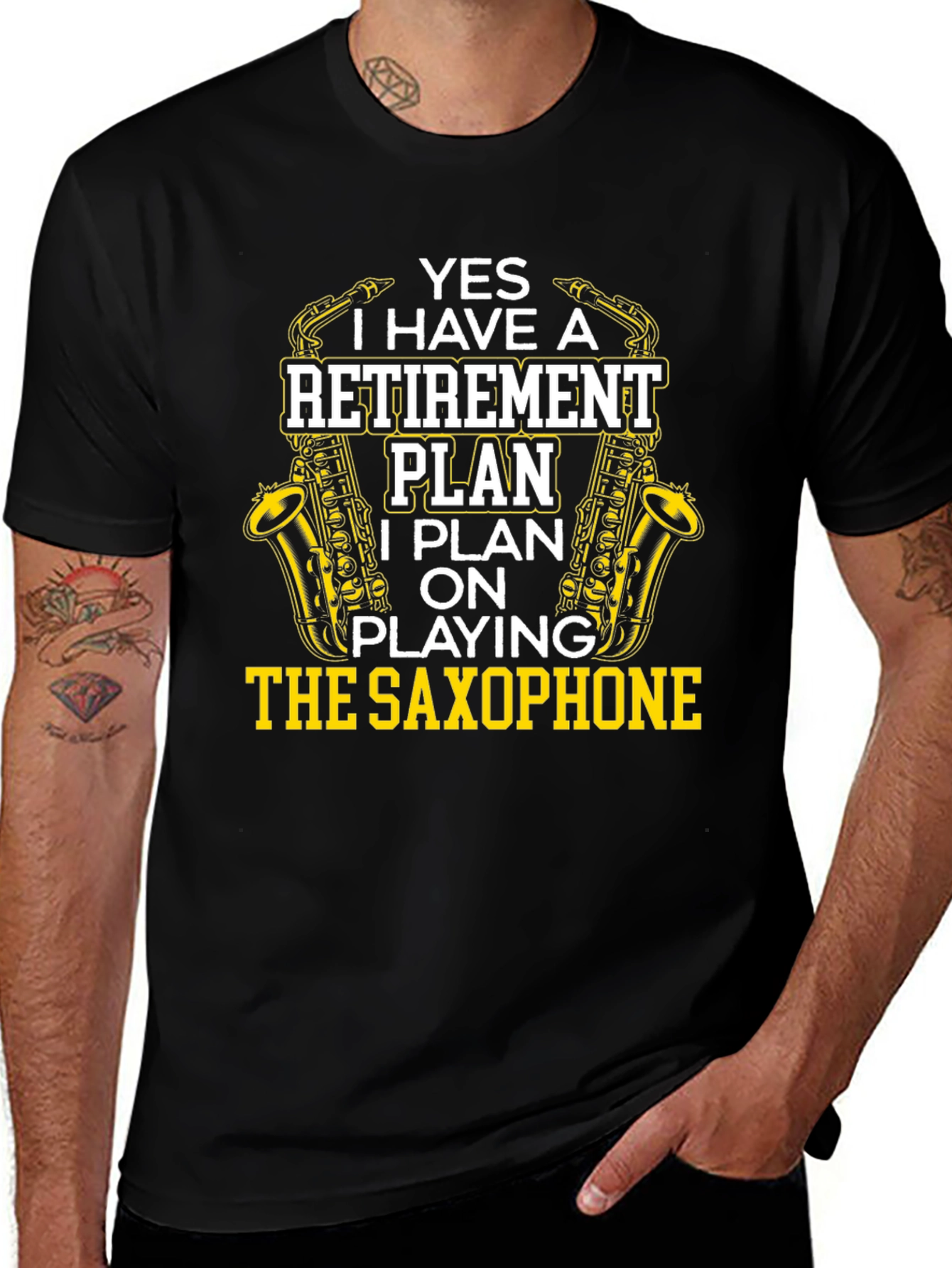 Variant 11 of Retirement Saxophone Plan T-Shirt