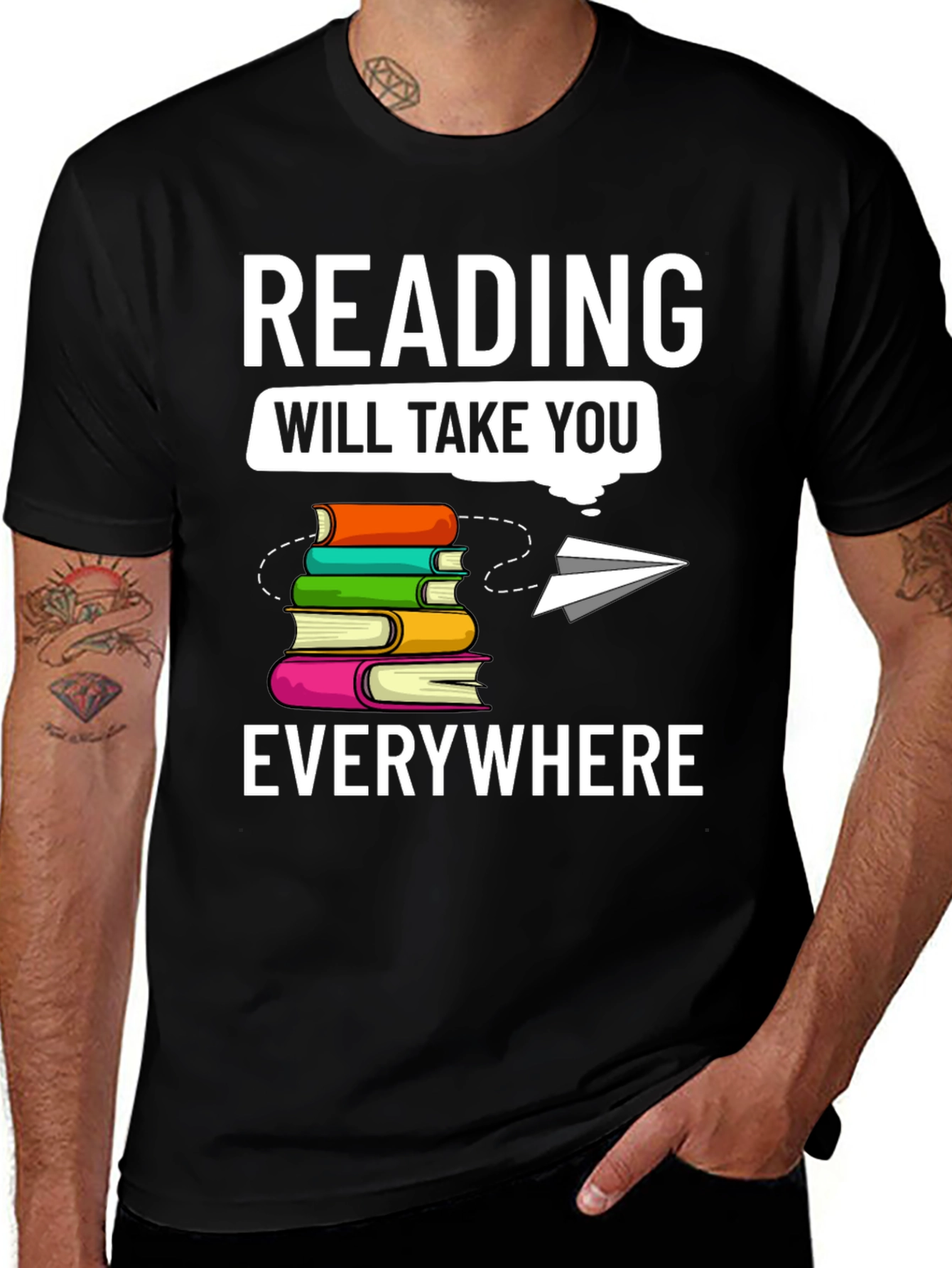 Variant 26 of Reading Takes You Everywhere T-Shirt