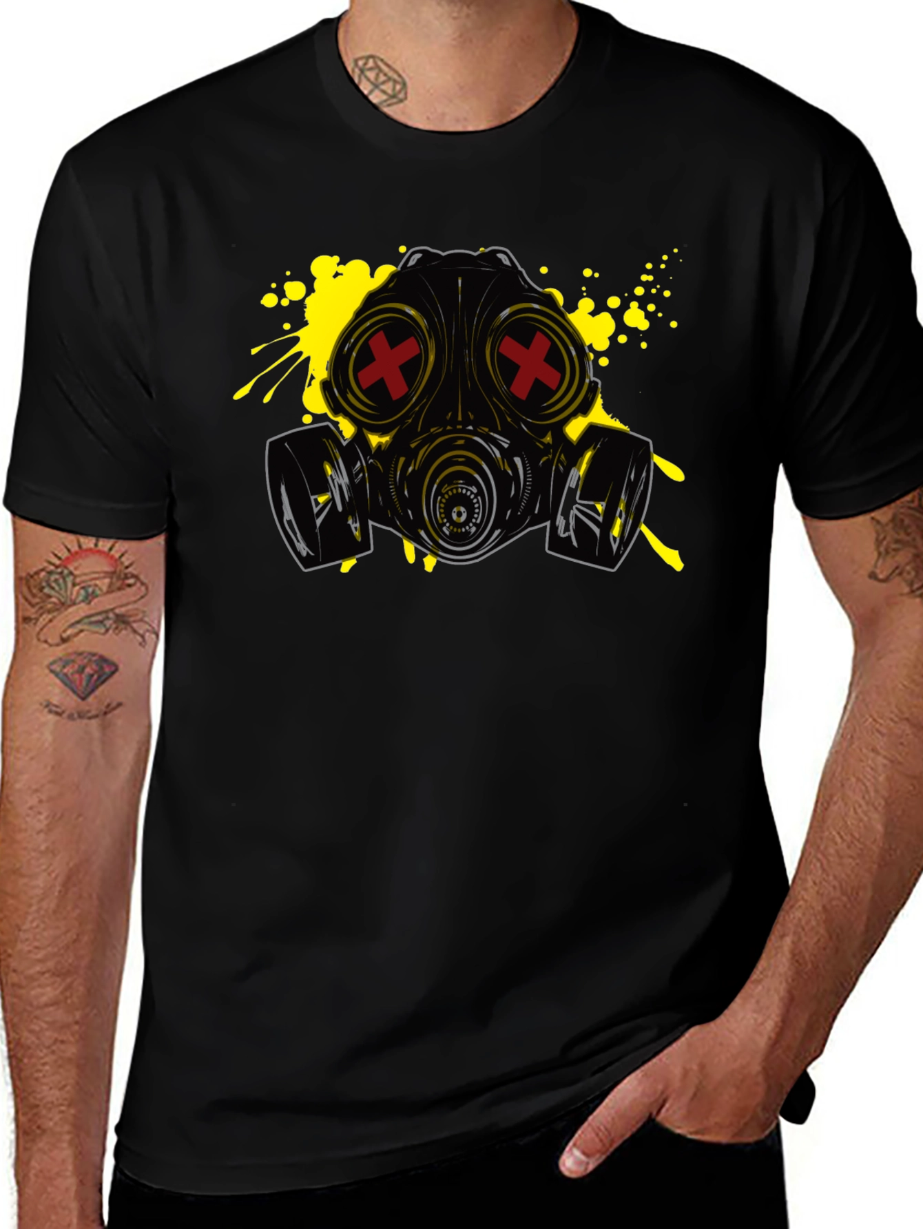 Variant 5 of Gas Mask Graphic Tee - Bold Streetwear