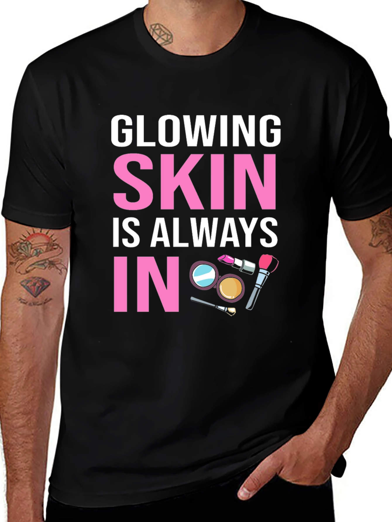 Variant 22 of Glowing Skin T-Shirt - Always In Style!
