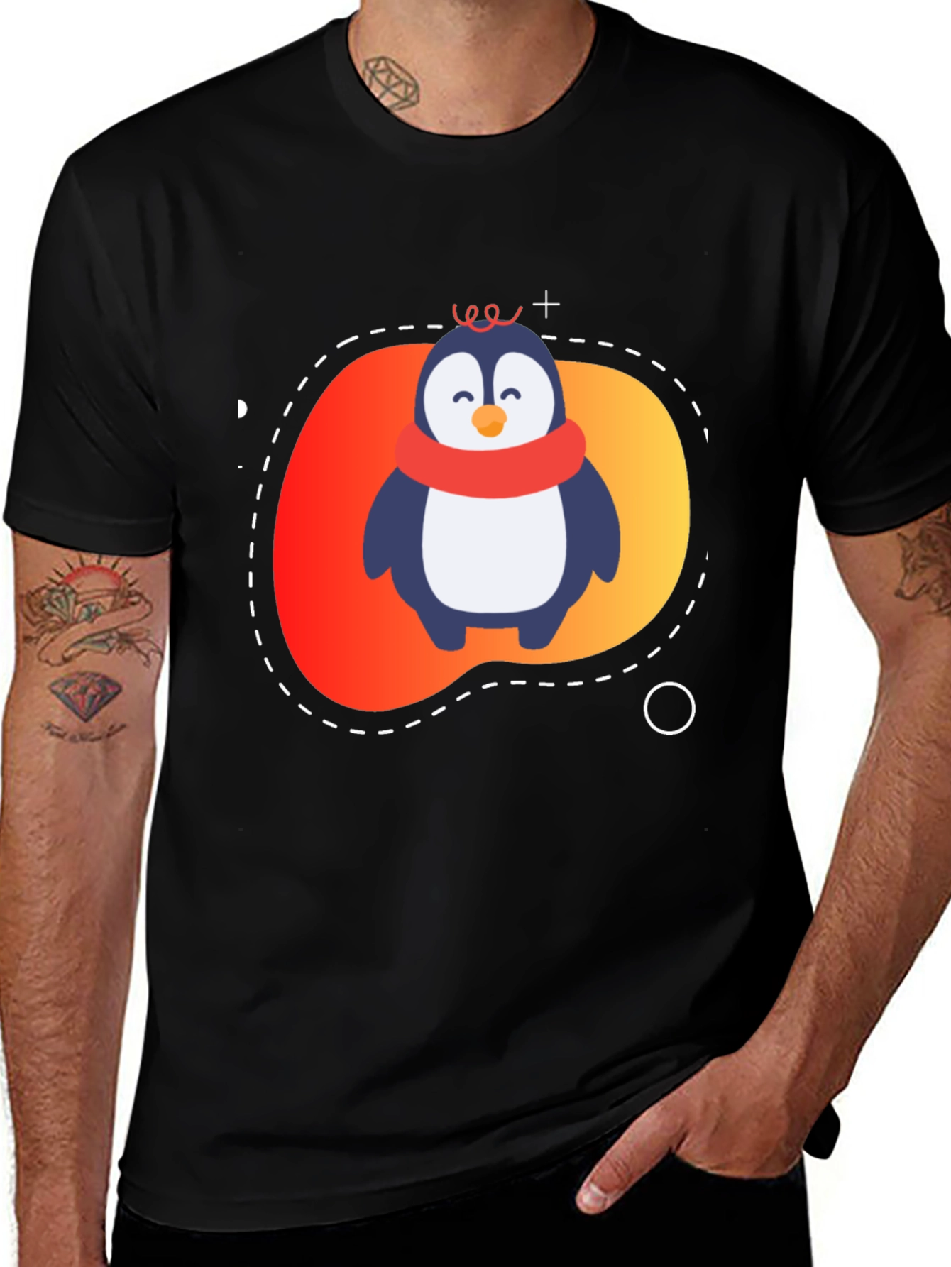 Variant 21 of Penguin Graphic Black T-Shirt