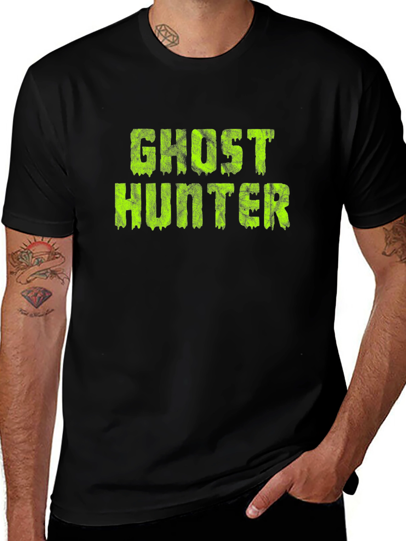 Ghost Hunter Graphic Tee - Spooky Season Shirt