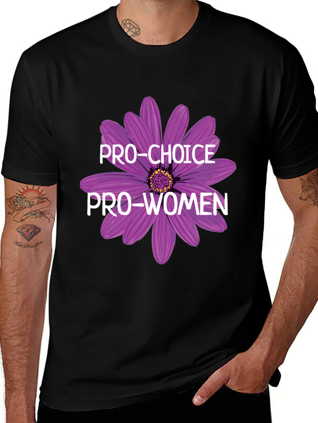 Variant 30 of Pro-Choice Pro-Women Flower Graphic Tee