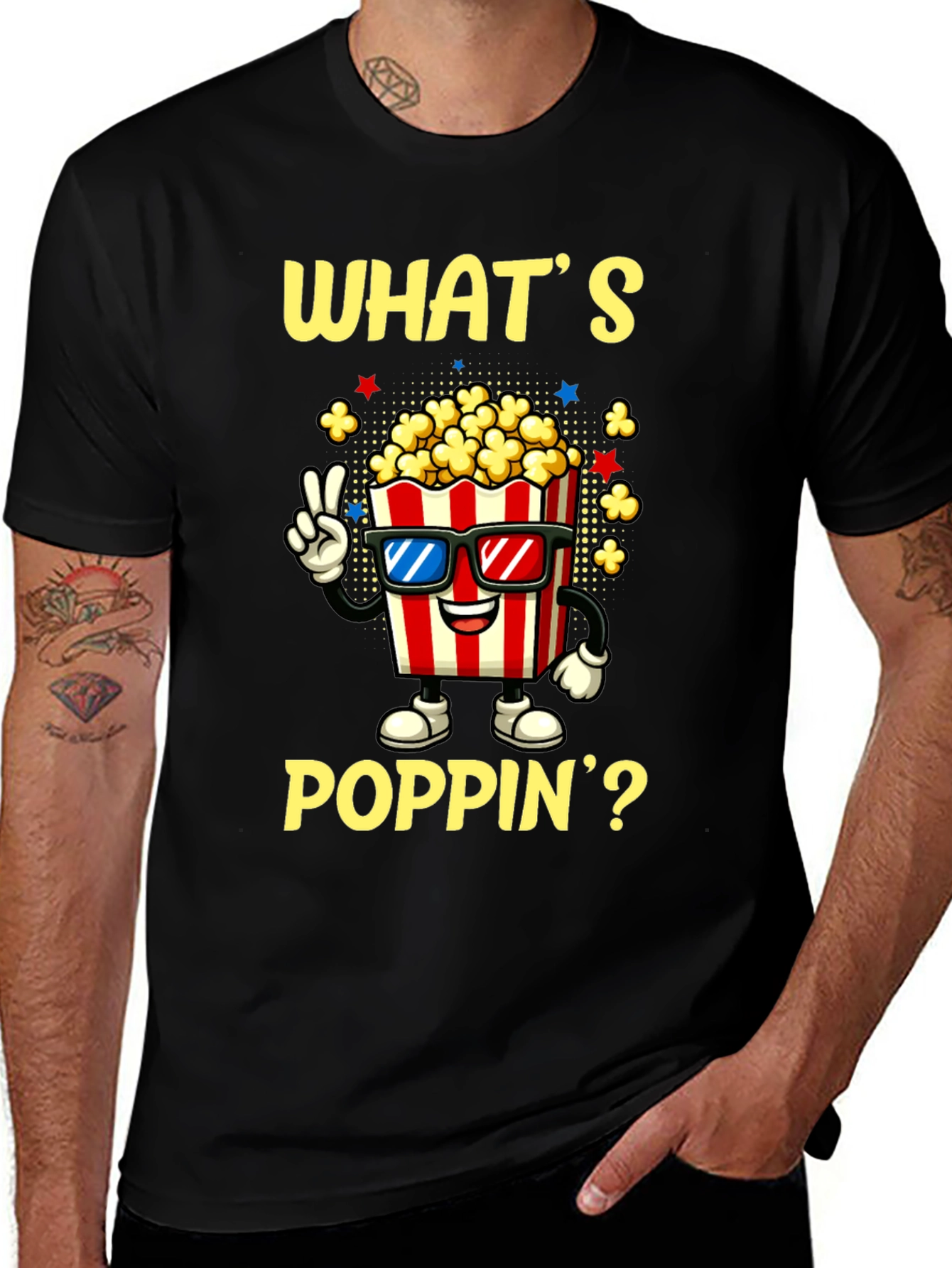Variant 6 of What's Poppin' Graphic Tee