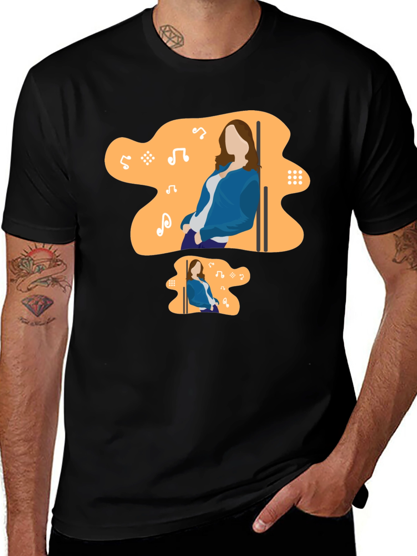 Variant 18 of Music Lover T-Shirt