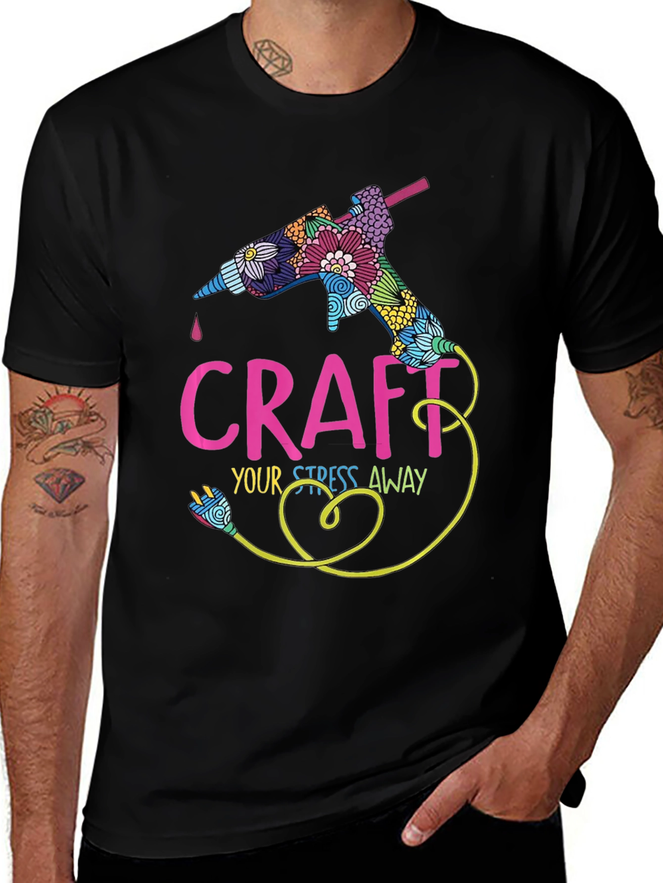 Craft Your Stress Away Graphic Tee