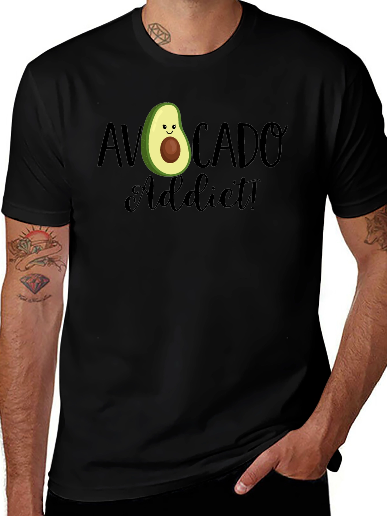 Variant 18 of Avocado Addict Graphic T-Shirt
